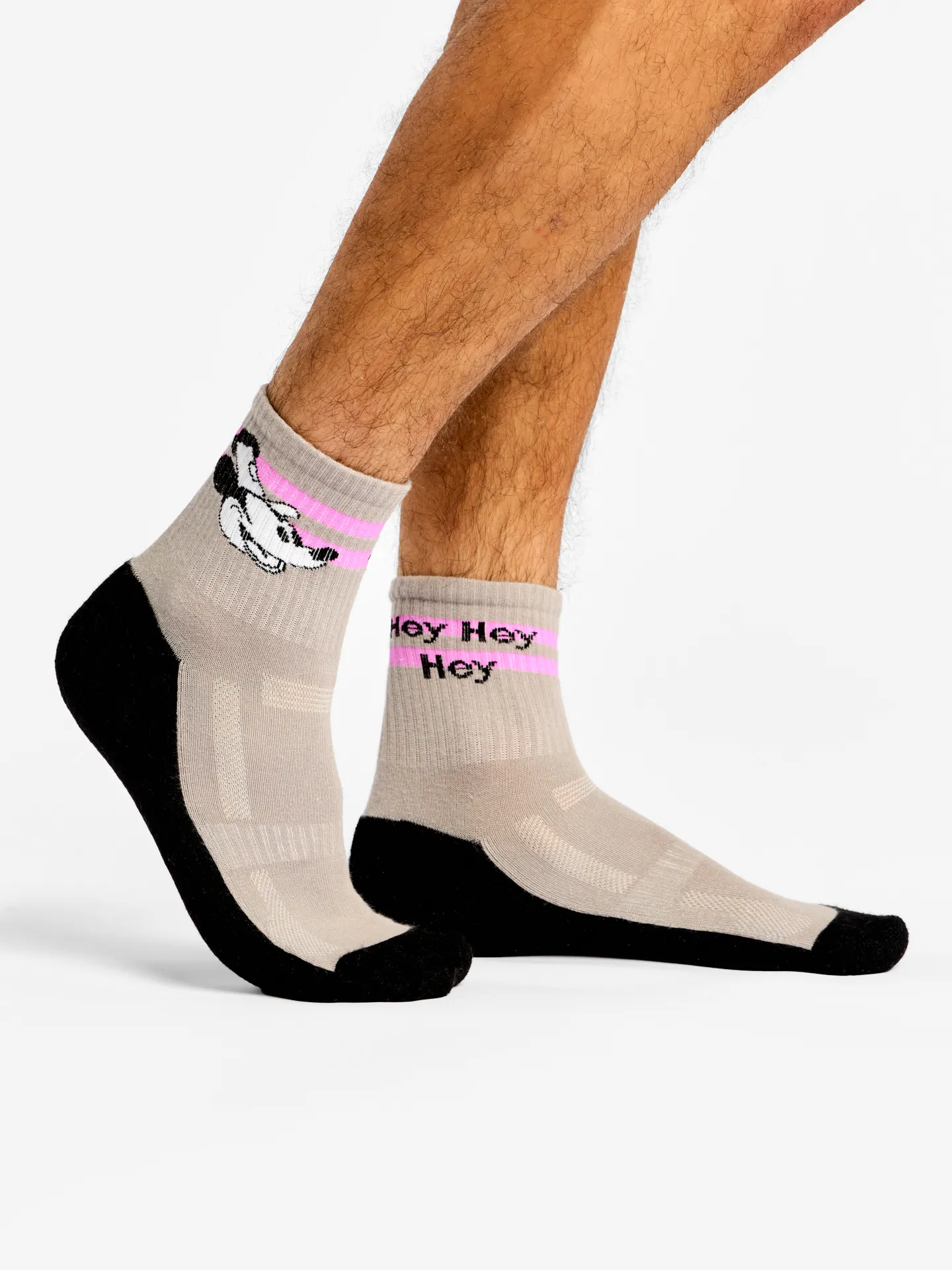 Lustige funktionelle Crewsocken Hey Kapitän! - Image 3