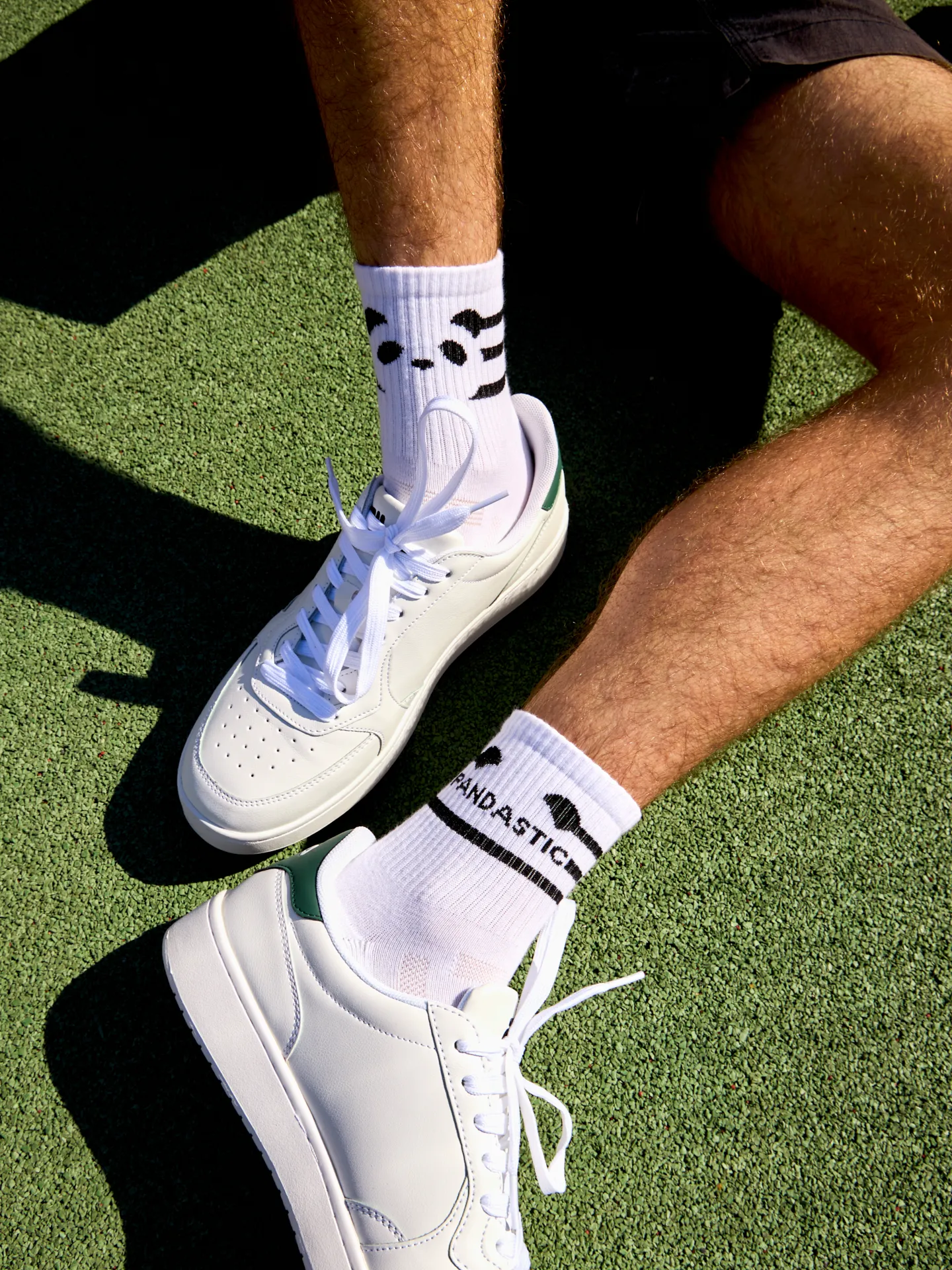 Lustige funktionelle Crewsocken Pandastisch - Image 5