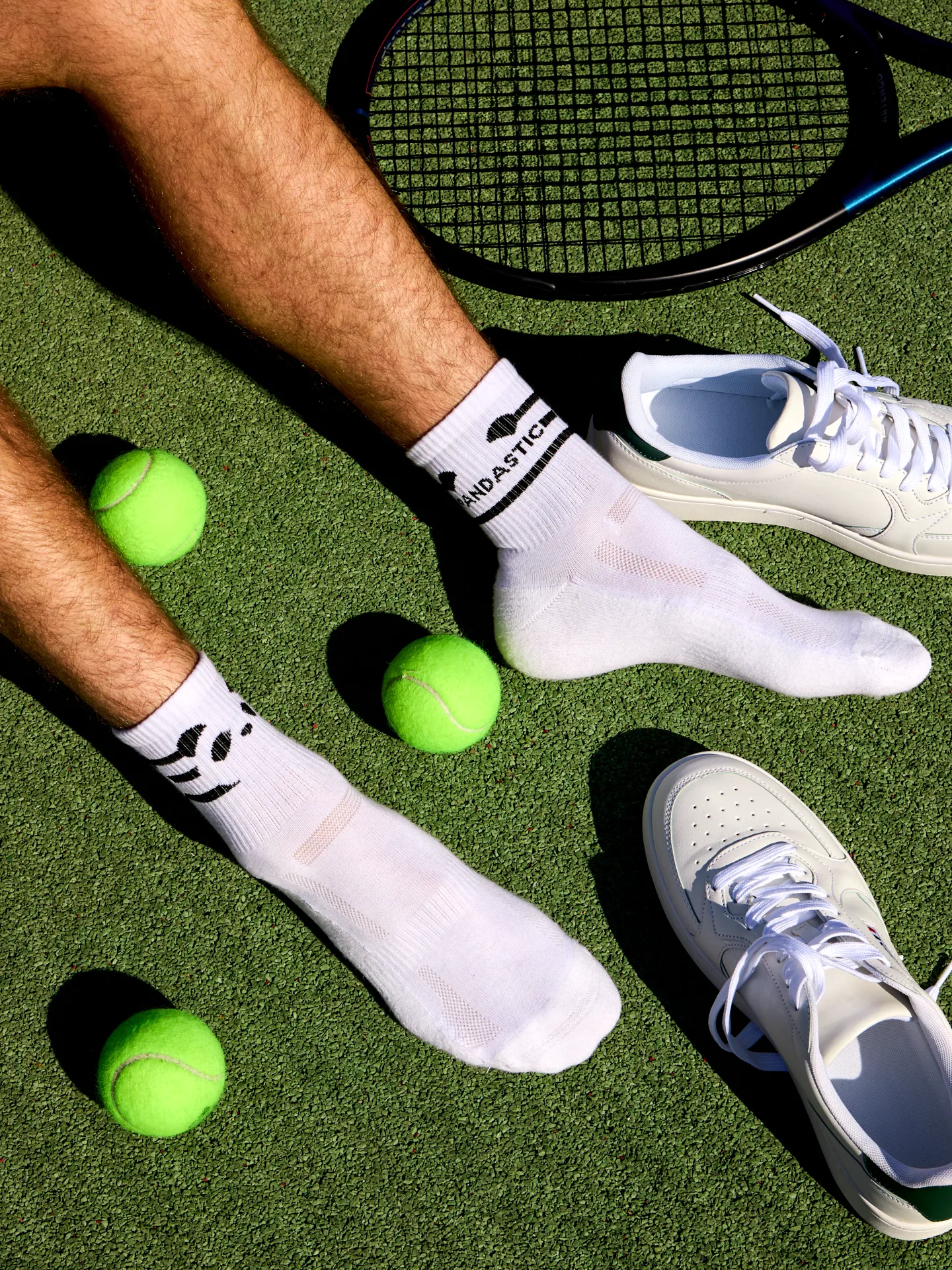 Lustige funktionelle Crewsocken Pandastisch - Image 6