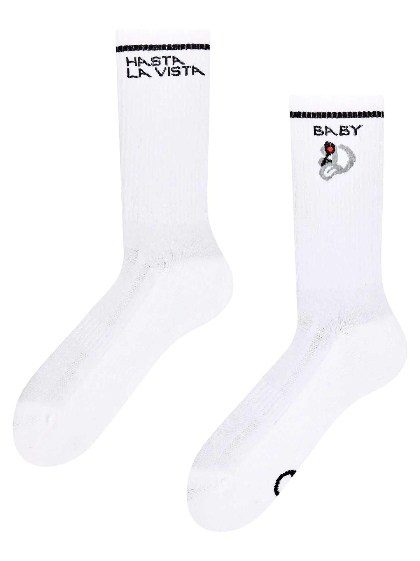 Lustige funktionelle Socken Hasta la Vista