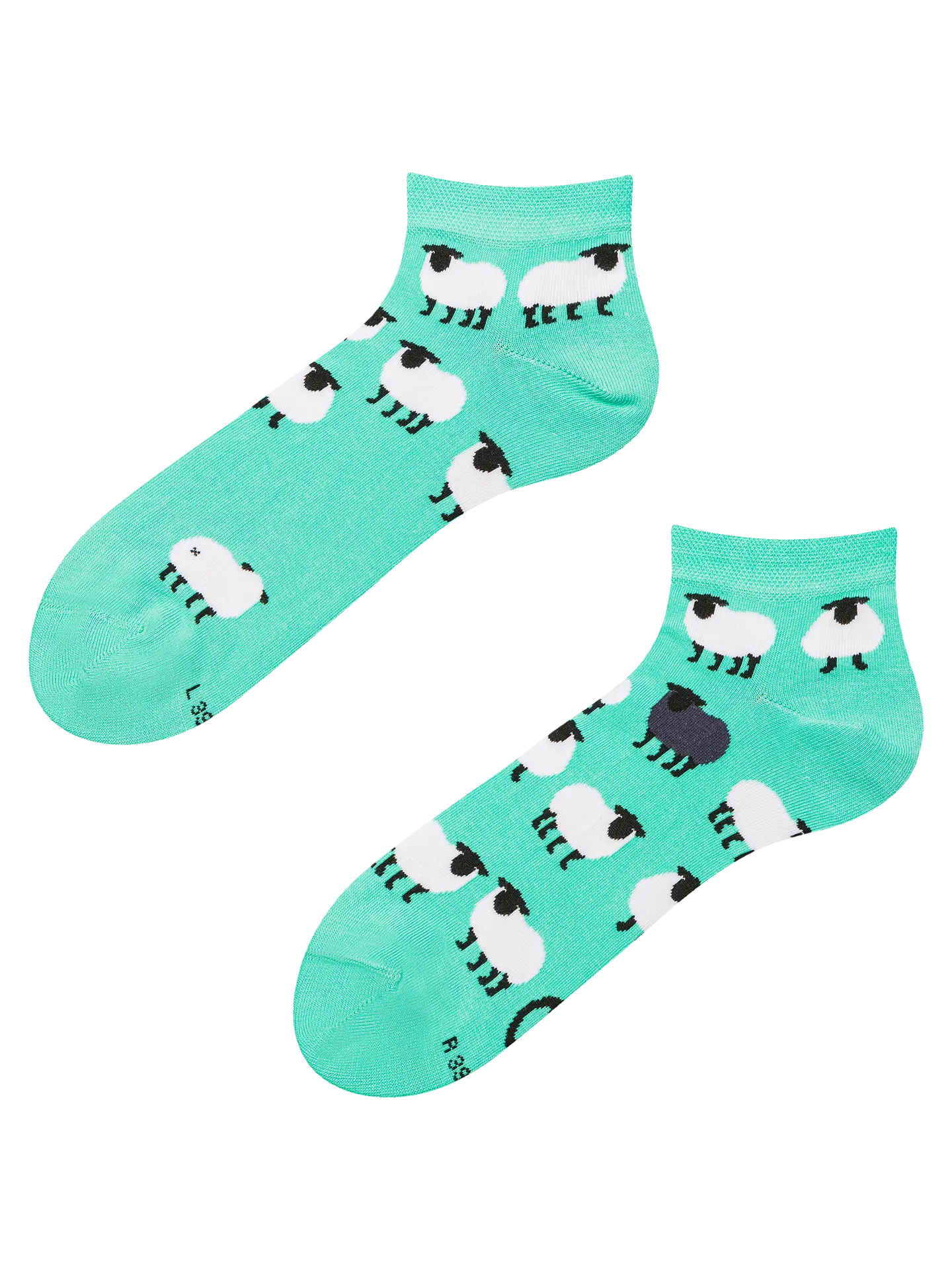 Lustige Knöchelsocken Schwarzes Schaf
