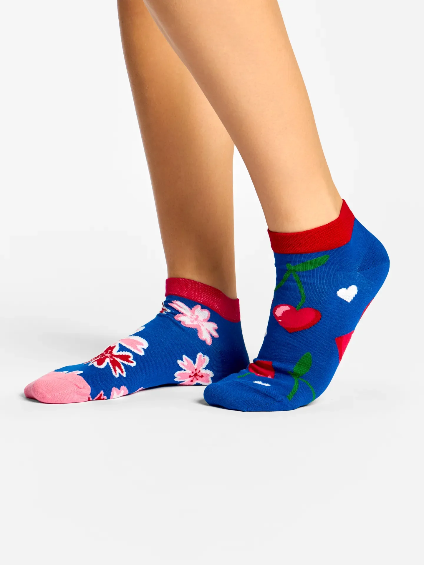 Lustige Knöchelsocken Kirschenliebe - Image 2
