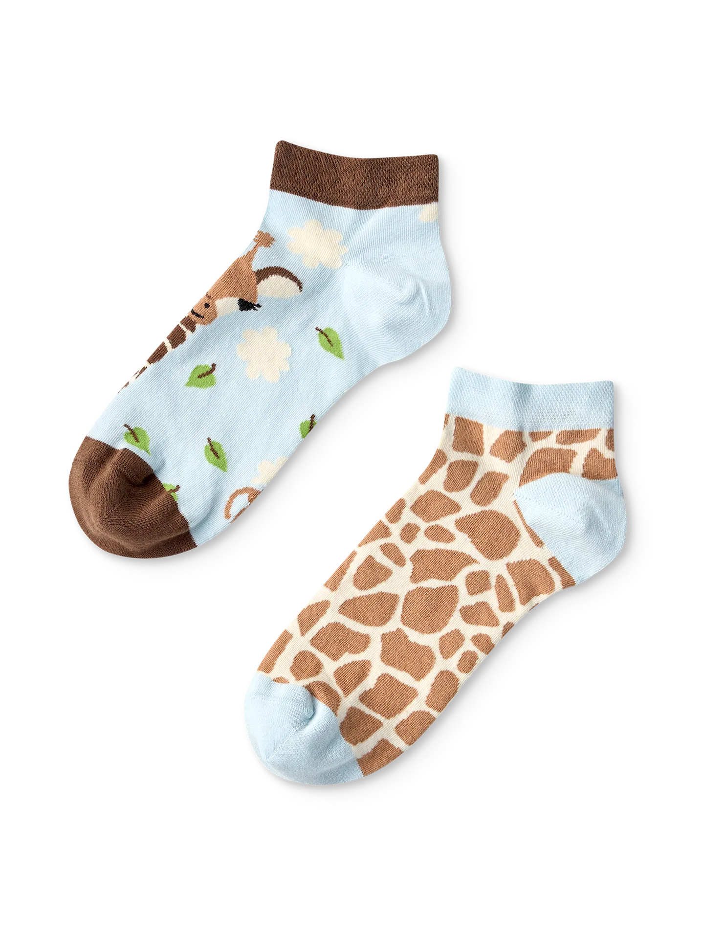 Lustige Knöchelsocken Niedliche Giraffe