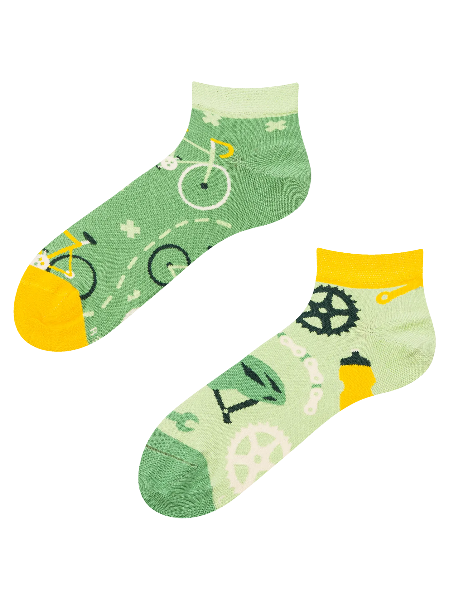 Lustige Knöchelsocken Radfahren