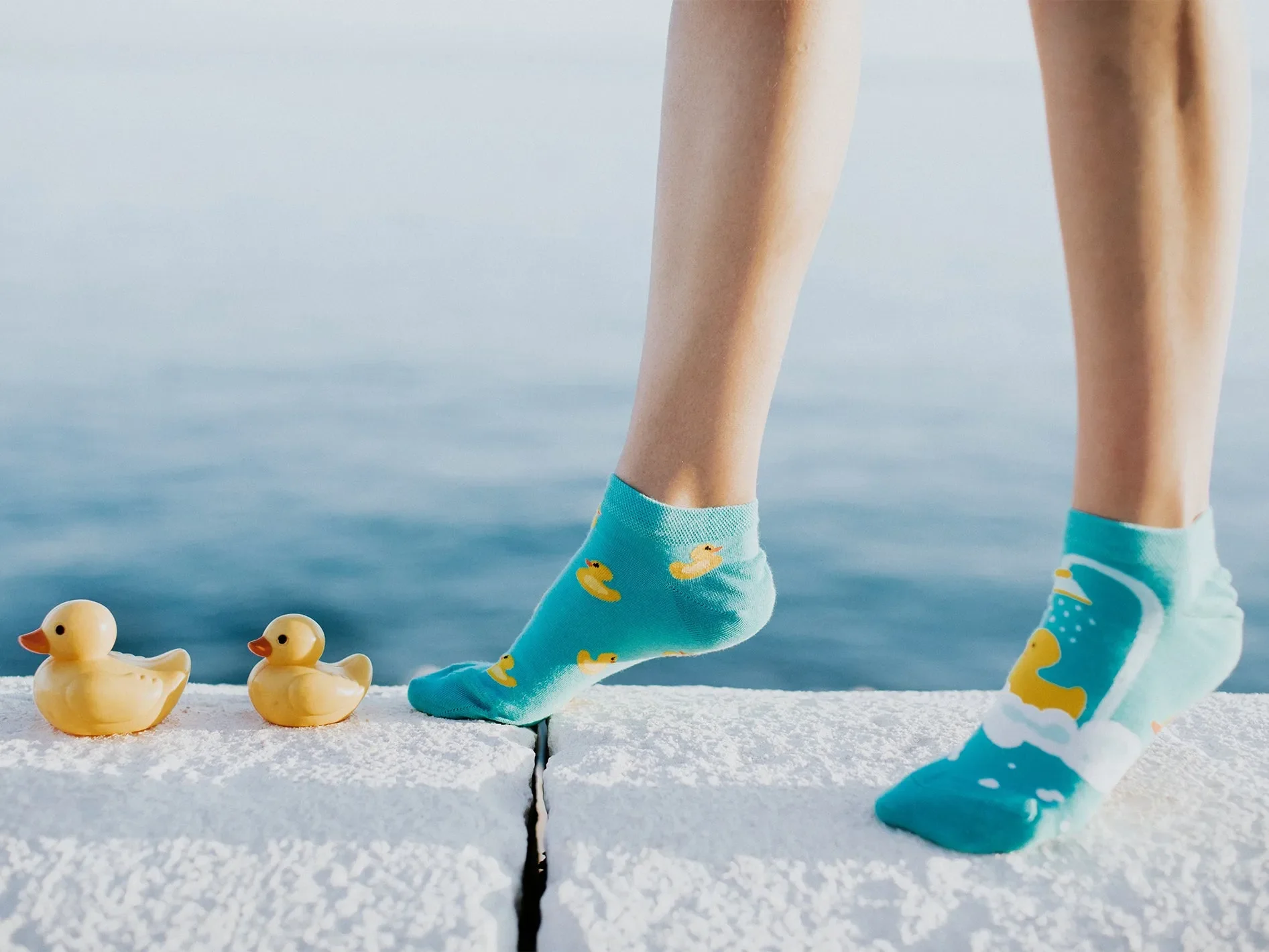 Lustige Knöchelsocken Enten - Image 3