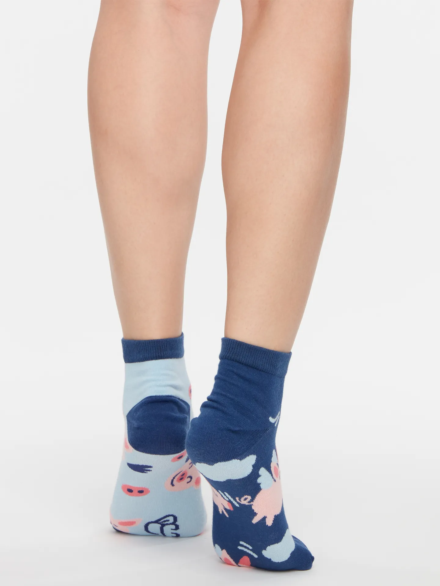 Lustige Knöchelsocken Fliegende Schweinchen - Image 3
