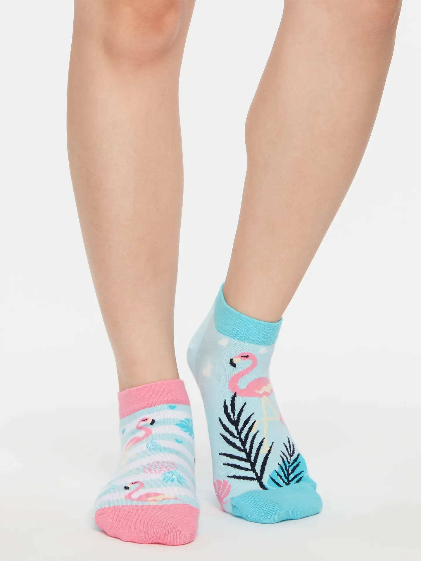 Lustige Knöchelsocken Liebes-Flamingos - Image 2