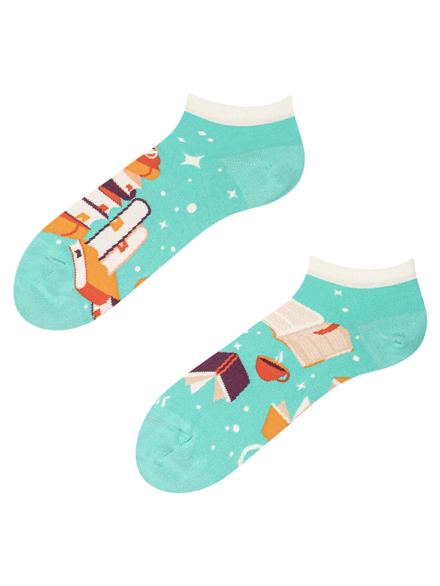 Lustige Knöchelsocken Zauberbücher