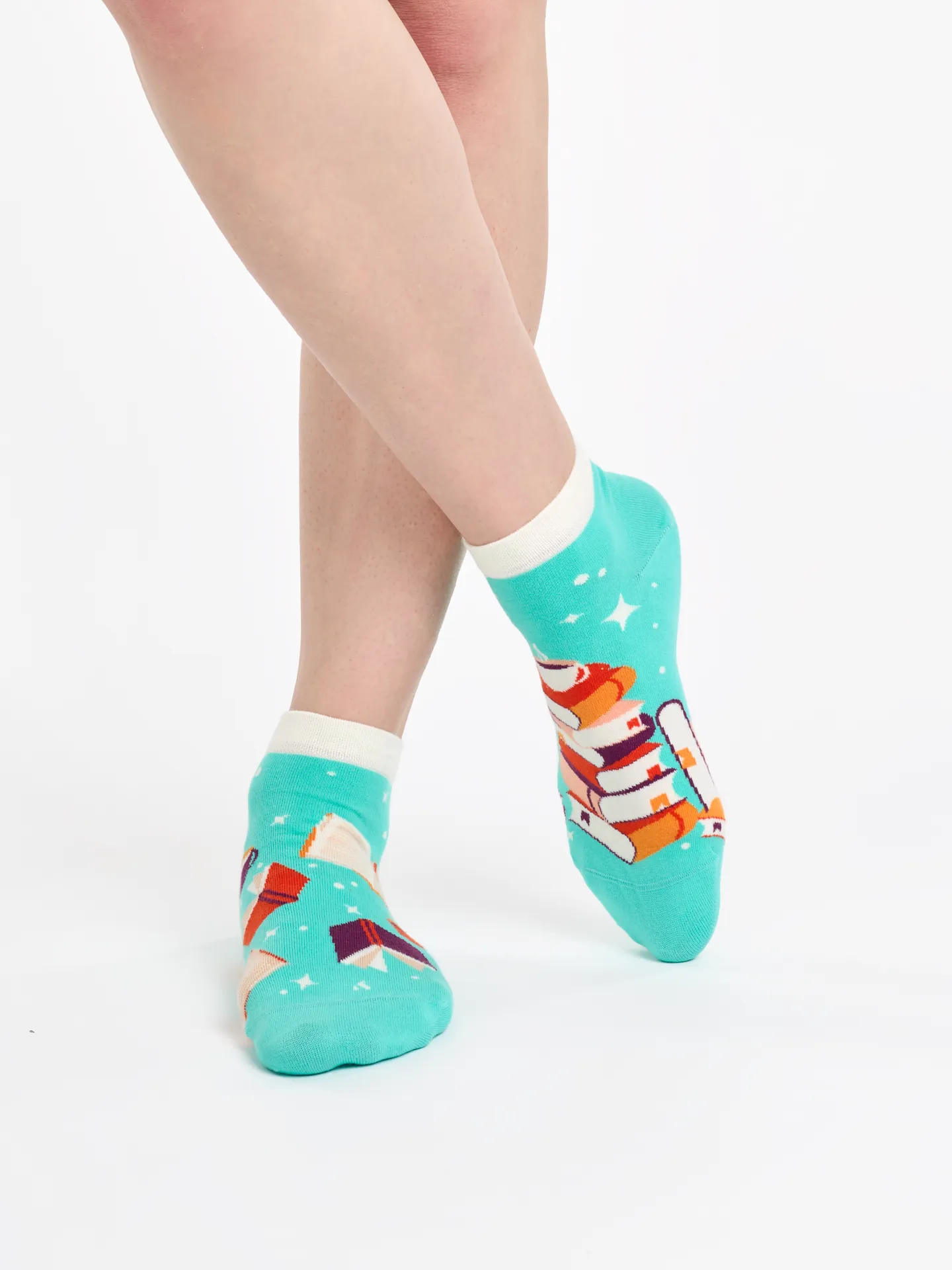 Lustige Knöchelsocken Zauberbücher - Image 2