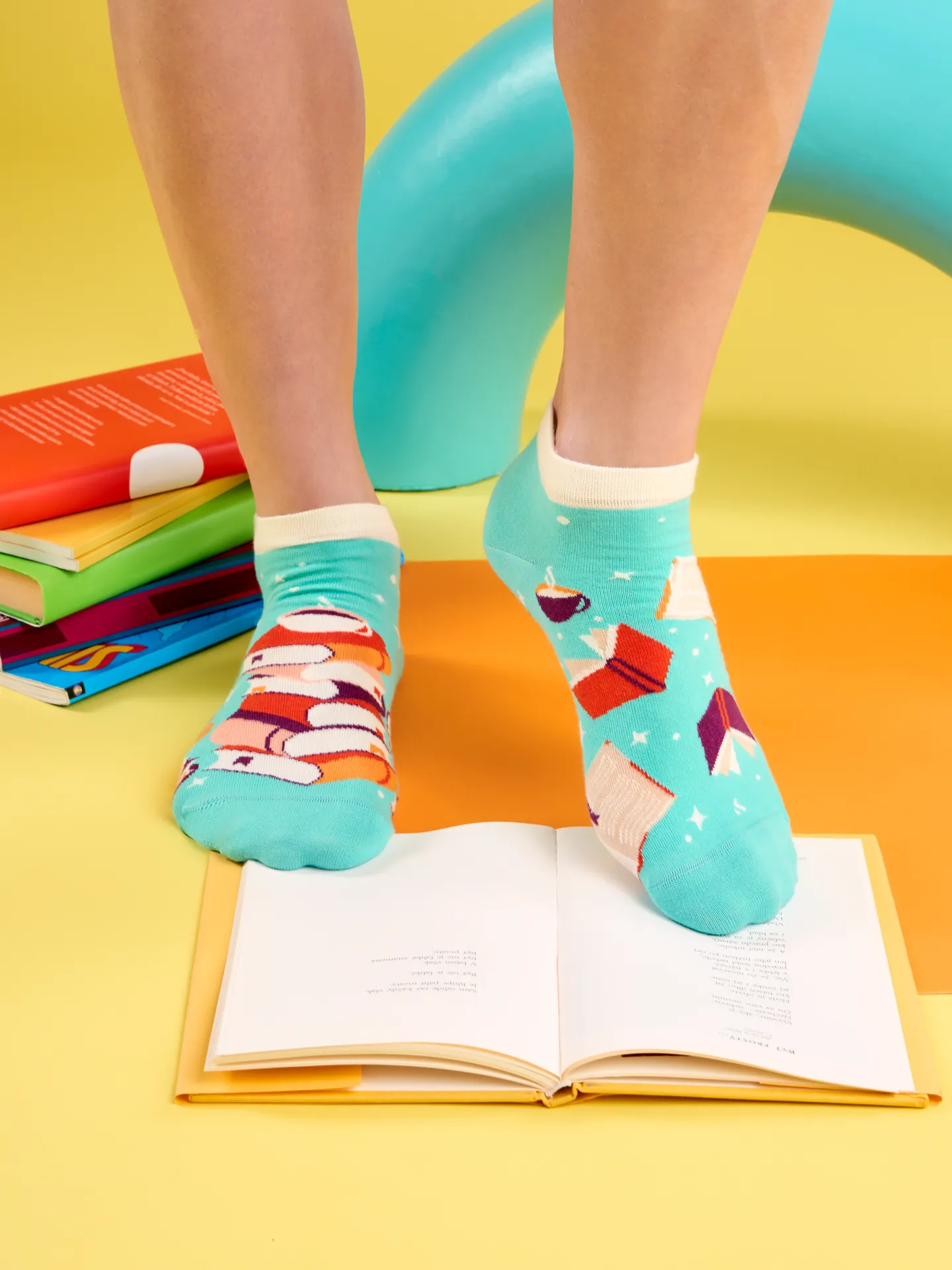 Lustige Knöchelsocken Zauberbücher - Image 4