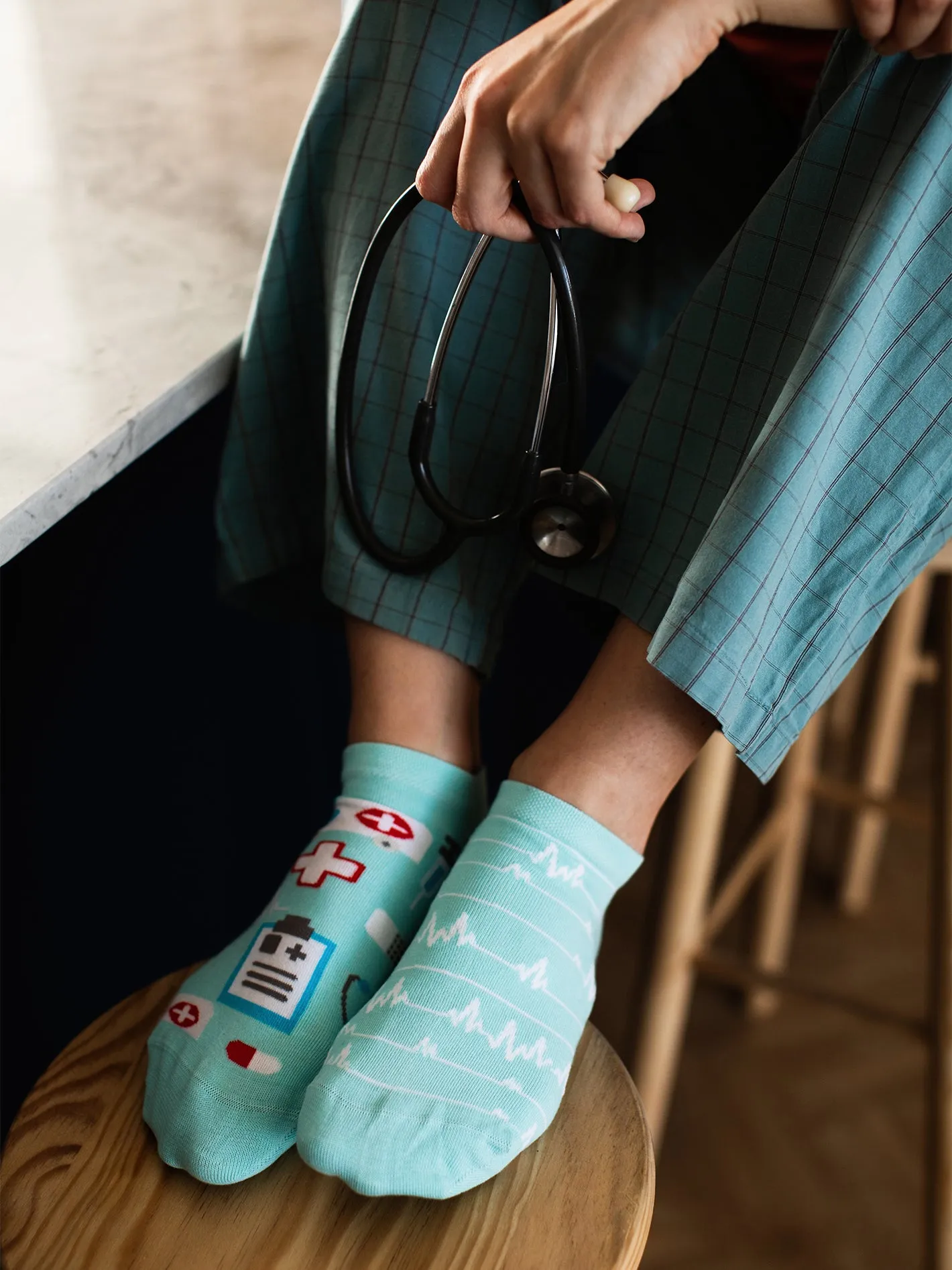 Lustige Knöchelsocken Medizin - Image 5