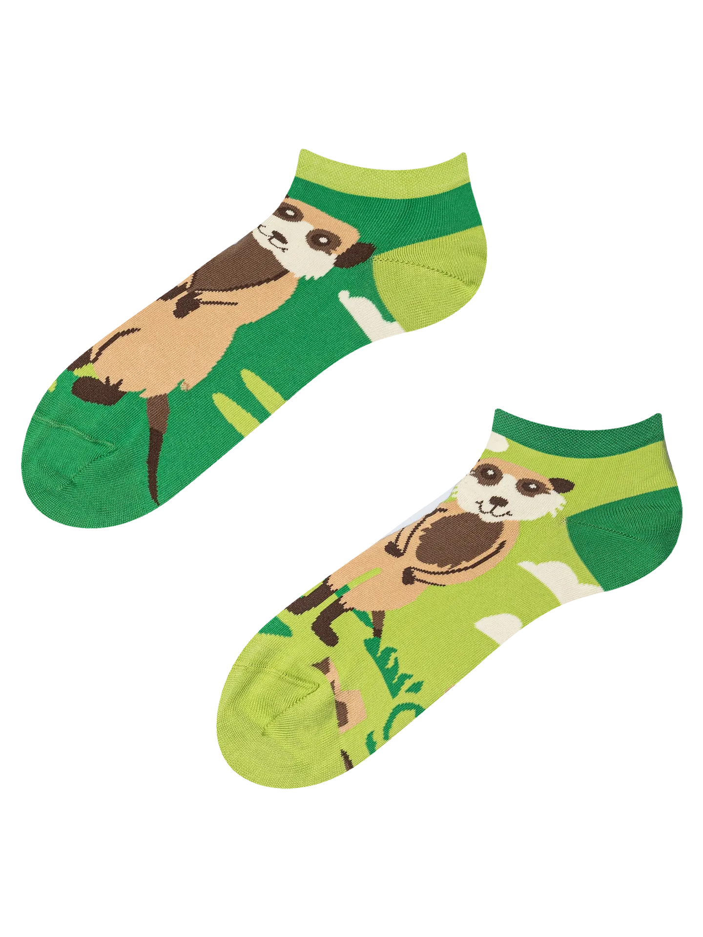 Lustige Knöchelsocken Erdmännchen