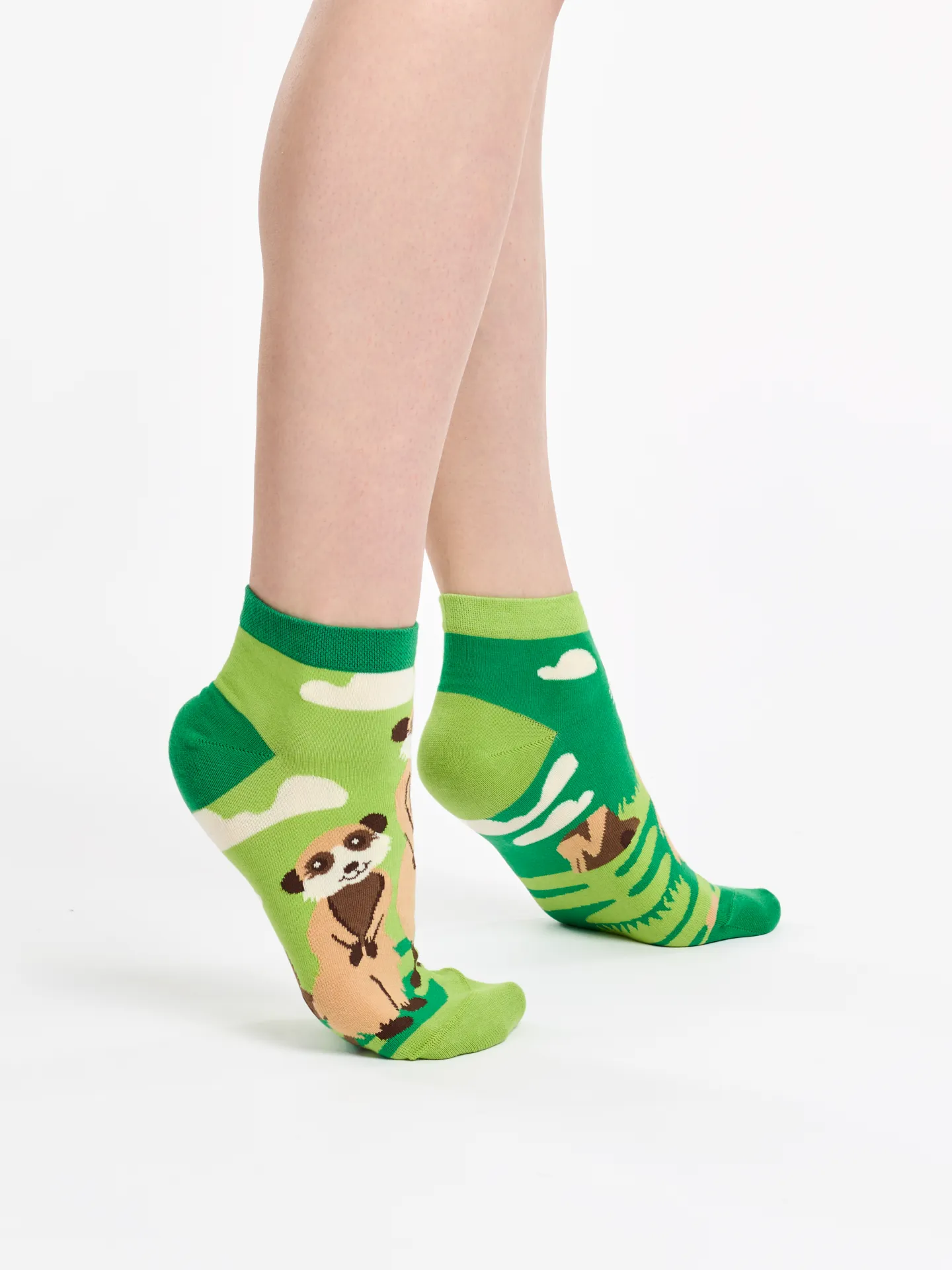 Lustige Knöchelsocken Erdmännchen - Image 3