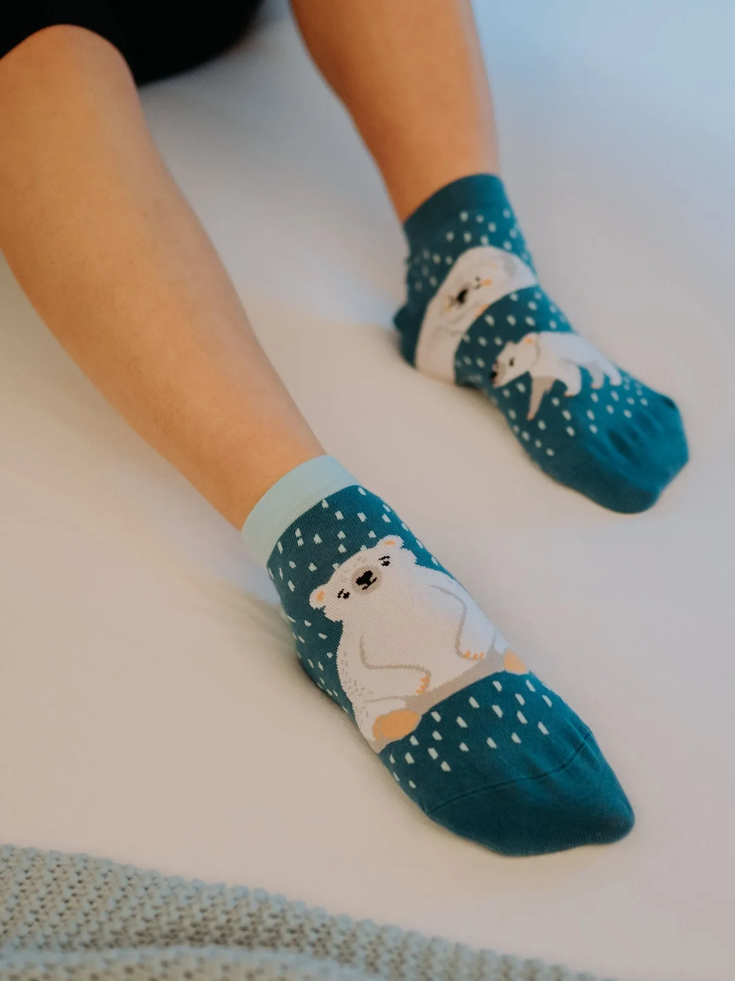 Lustige Knöchelsocken Eisbären - Image 5