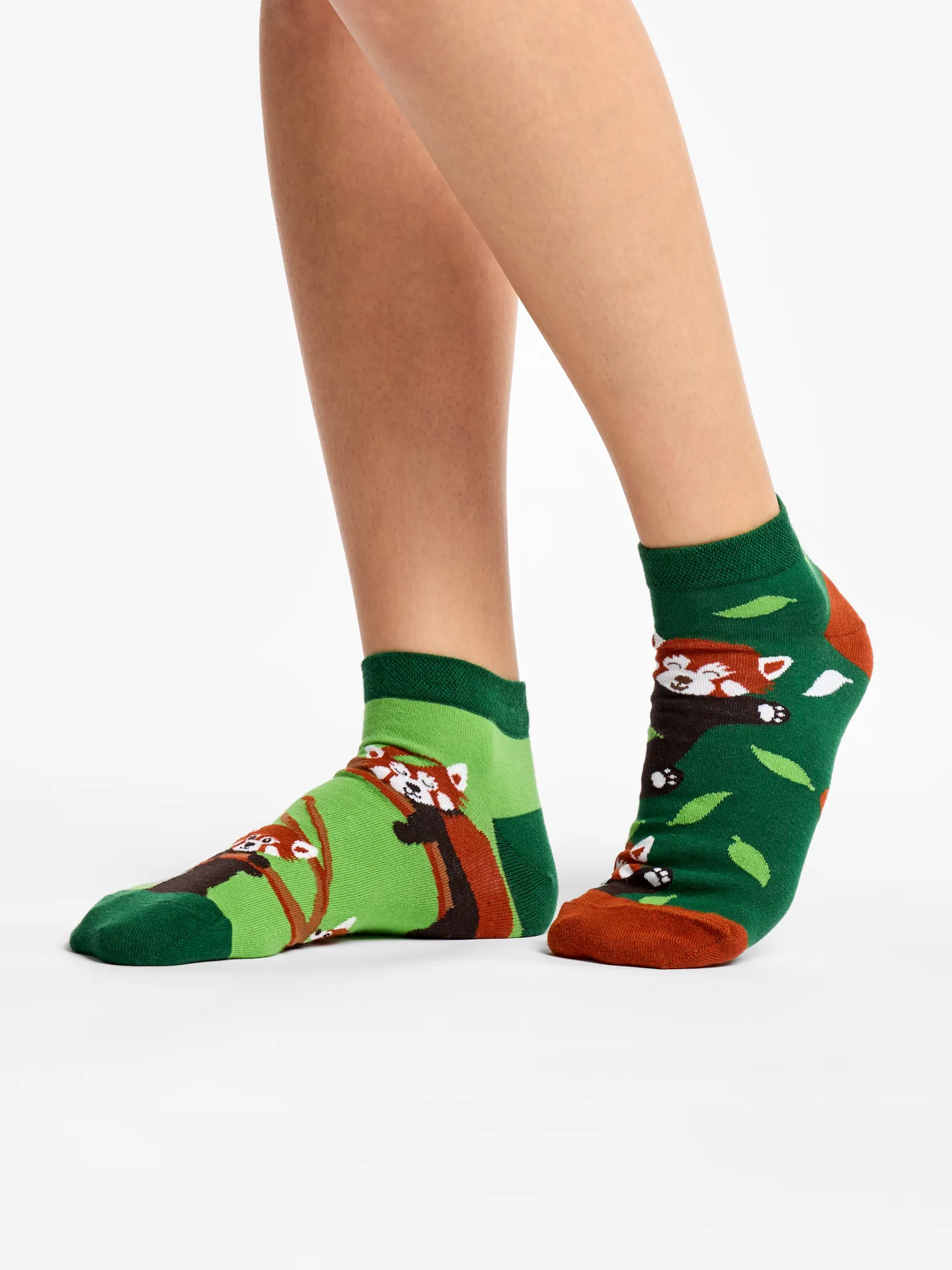 Lustige Knöchelsocken Roter Panda - Image 2