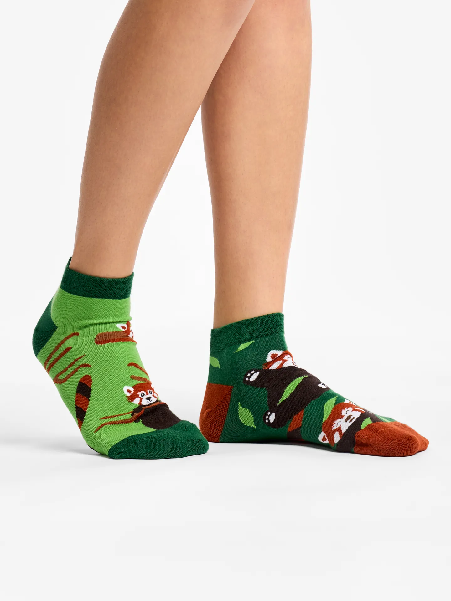 Lustige Knöchelsocken Roter Panda - Image 3