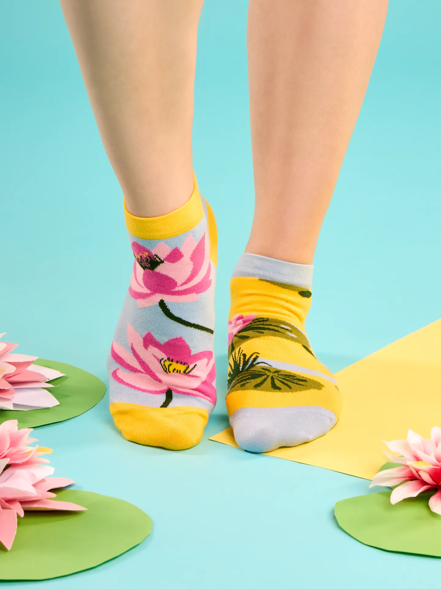 Lustige Knöchelsocken Seerose - Image 4
