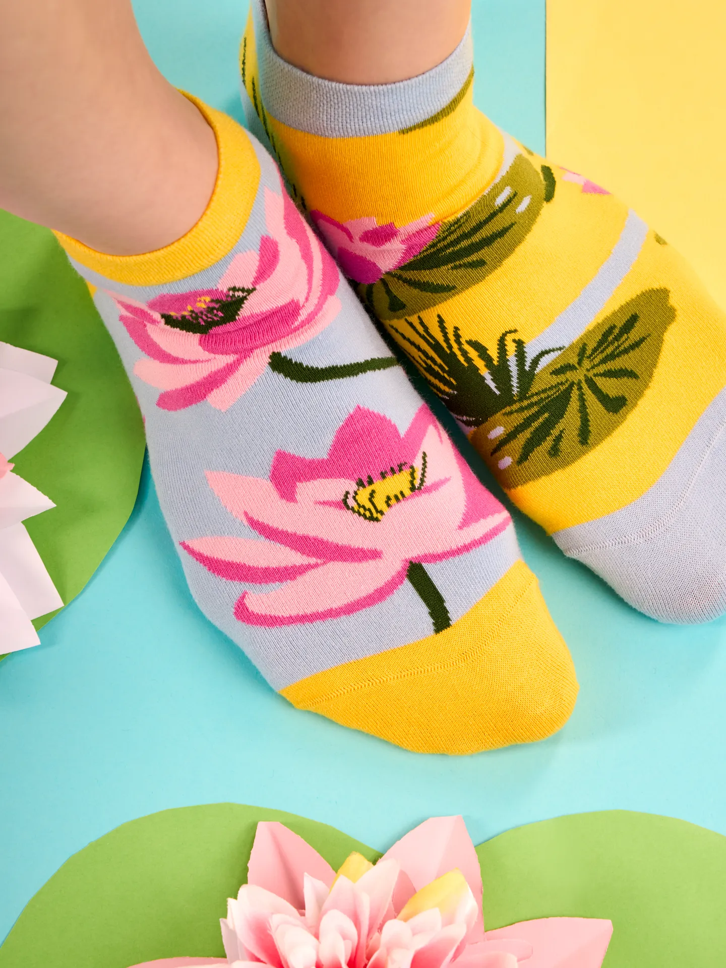 Lustige Knöchelsocken Seerose - Image 5