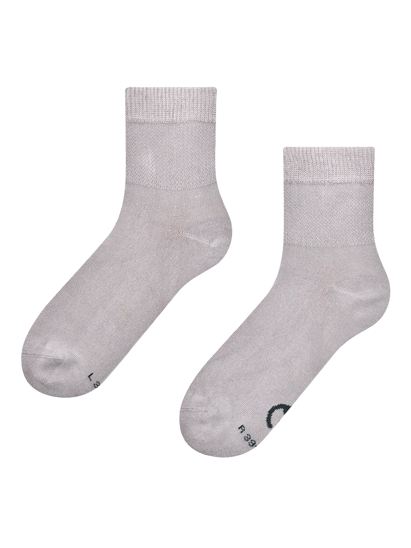 Antistress-Crewsocken Aschegrau