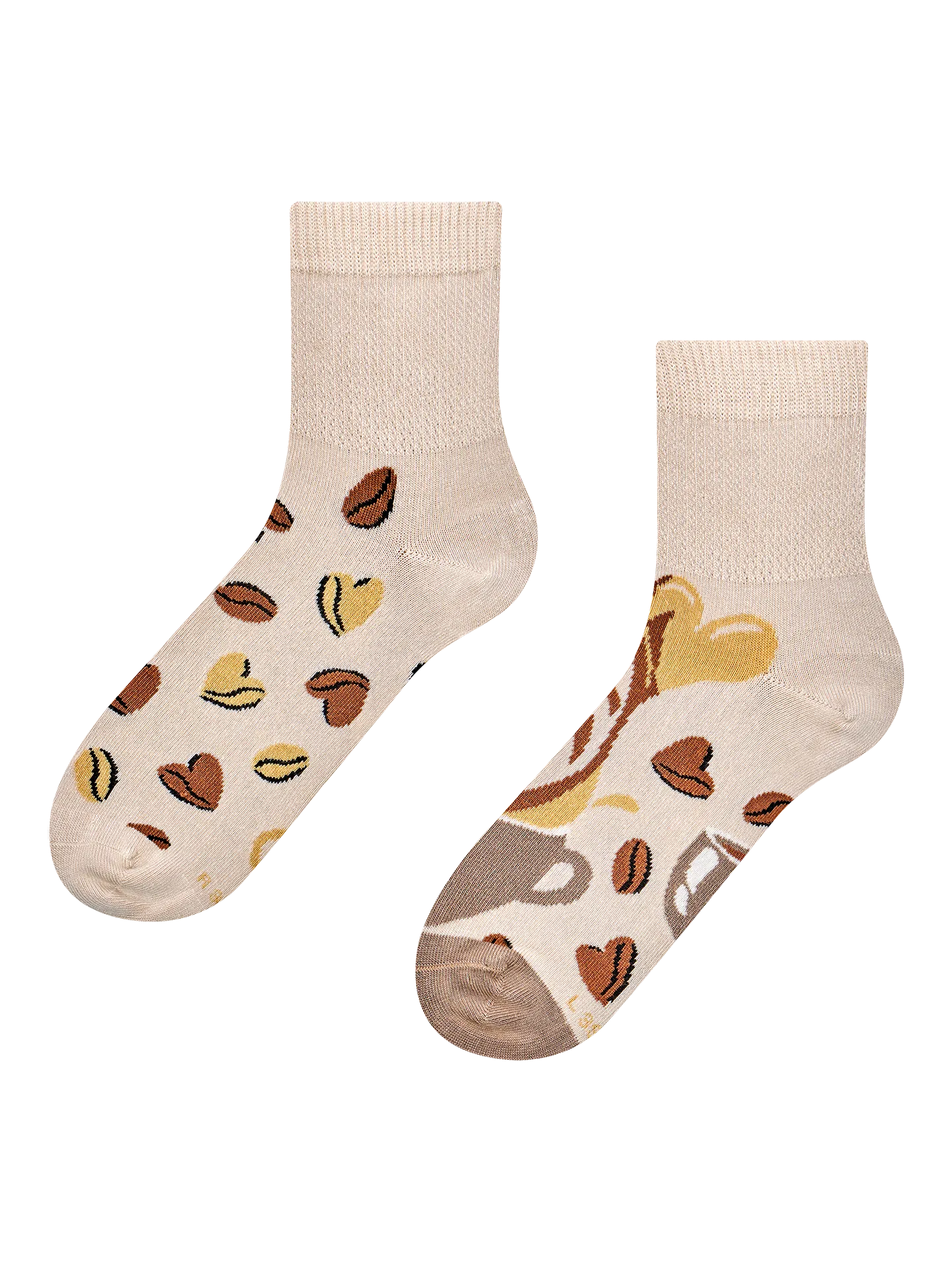 Antistress-Crewsocken Tasse Kaffee
