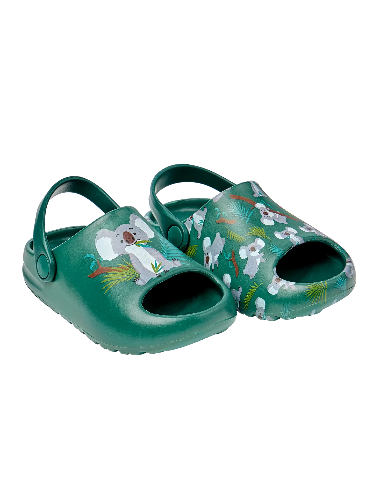Lustige chunky Baby-Clog-Sandalen Koala und Blätter - Image 2