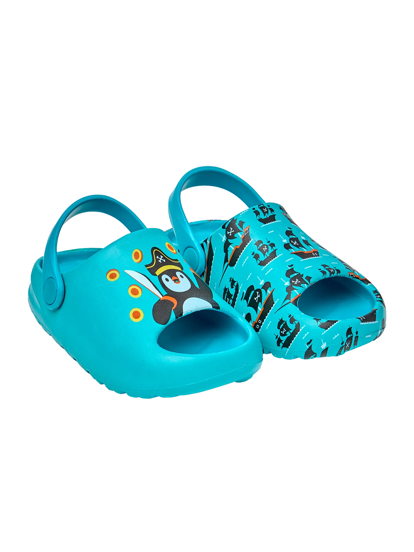 Lustige chunky Baby-Clog-Sandalen Piratenboot - Image 2
