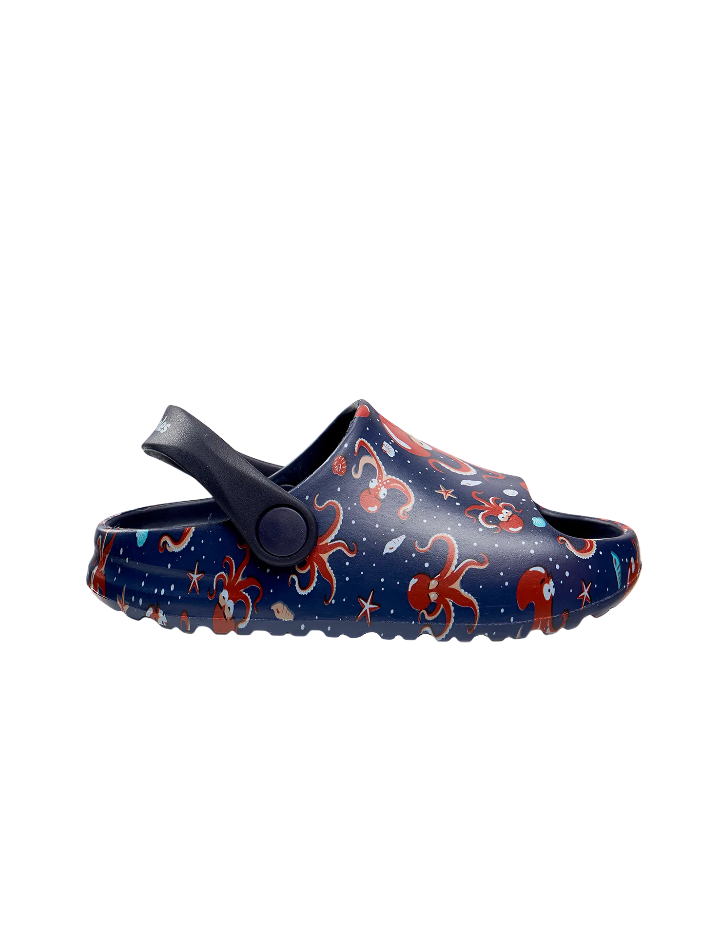 Lustige Baby-Clog-Sandalen mit dicker Sohle Roter Oktopus - Image 3