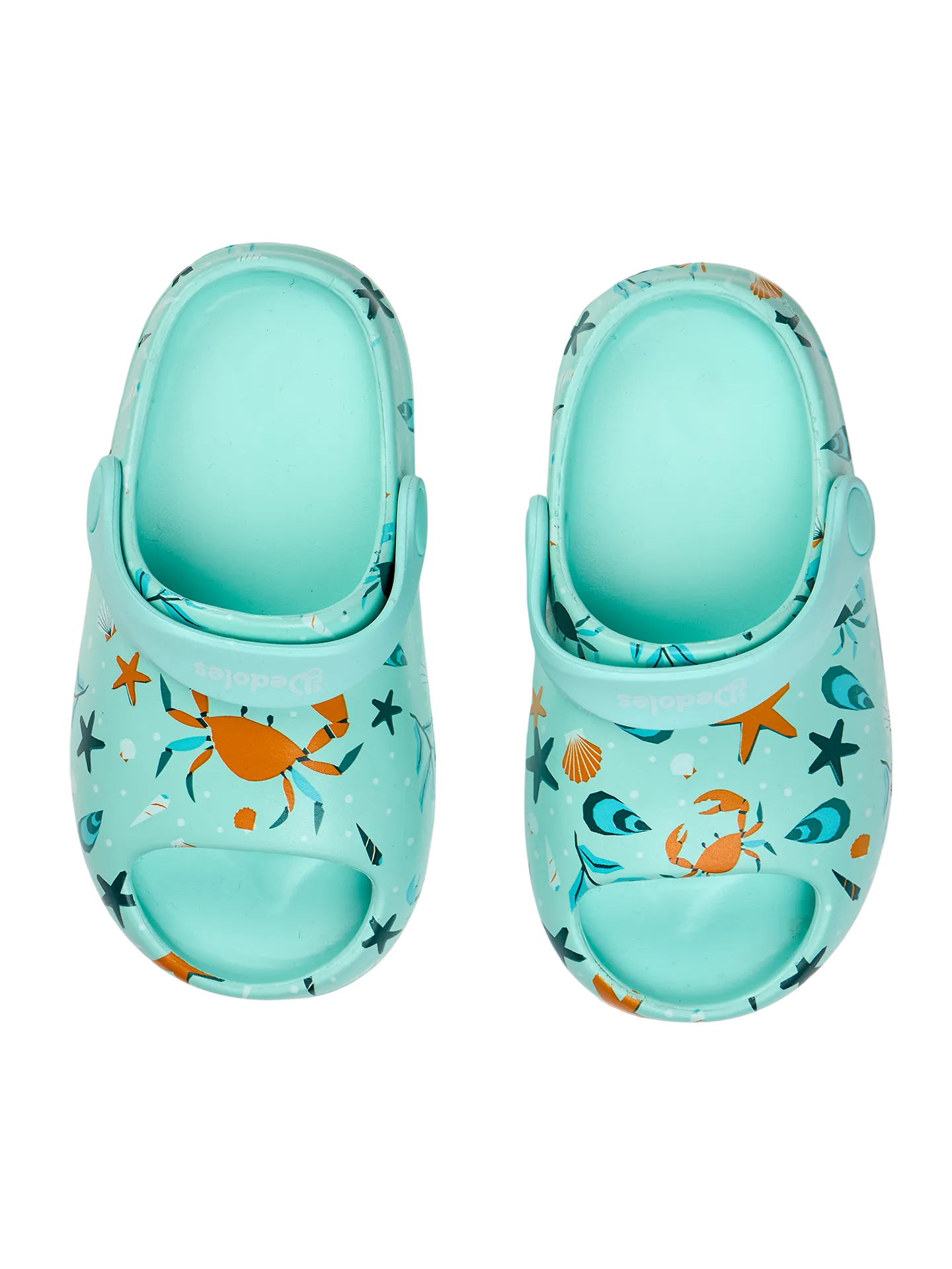 Lustige Baby-Clog-Sandalen mit dicker Sohle Muscheln