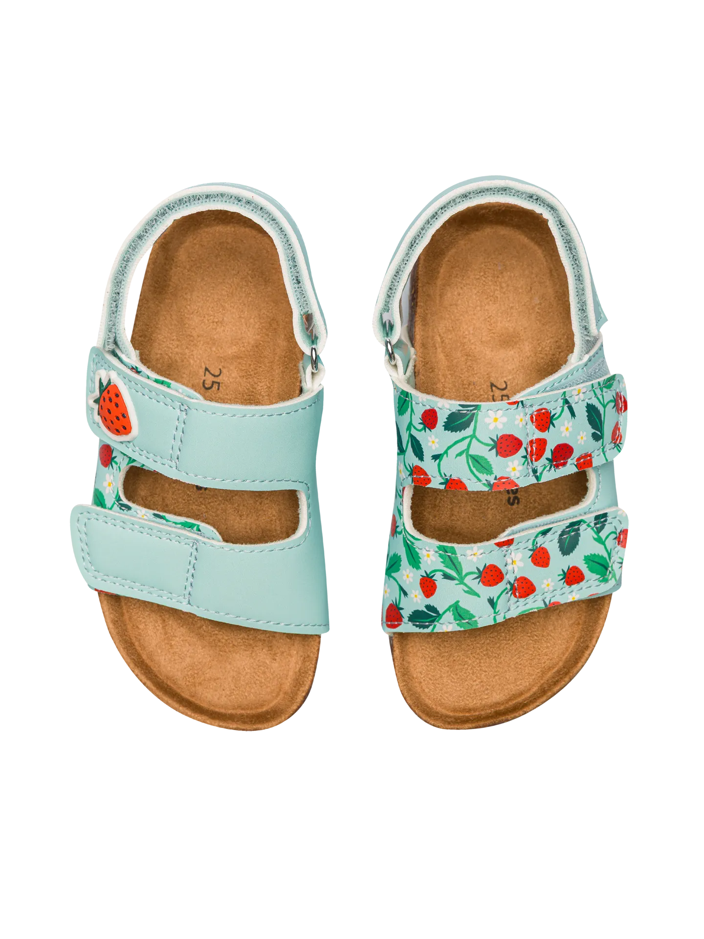Korksandalen für Kinder Kleine Erdbeeren