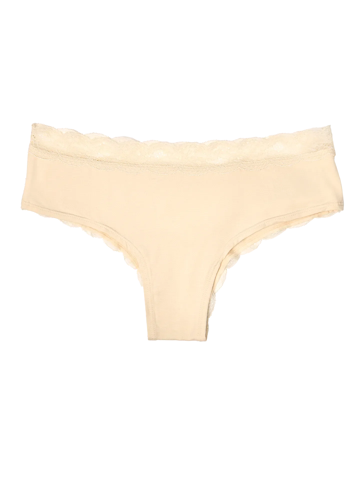 Beige Spitzenhöschen für Frauen