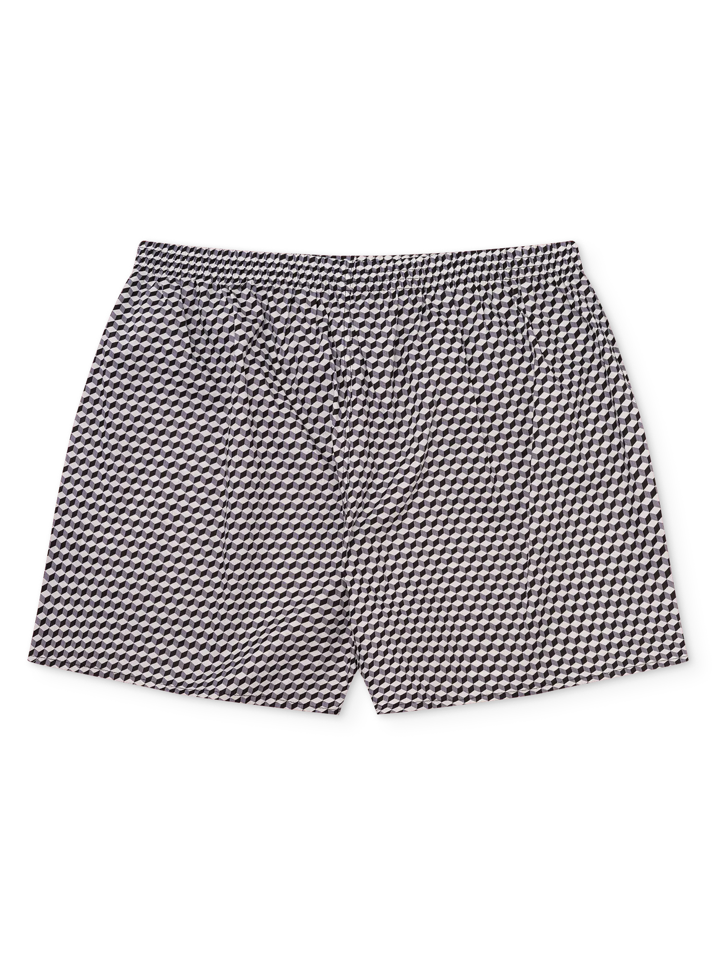 Schwarz-weiß gemusterte Shorts für Männer - Image 2