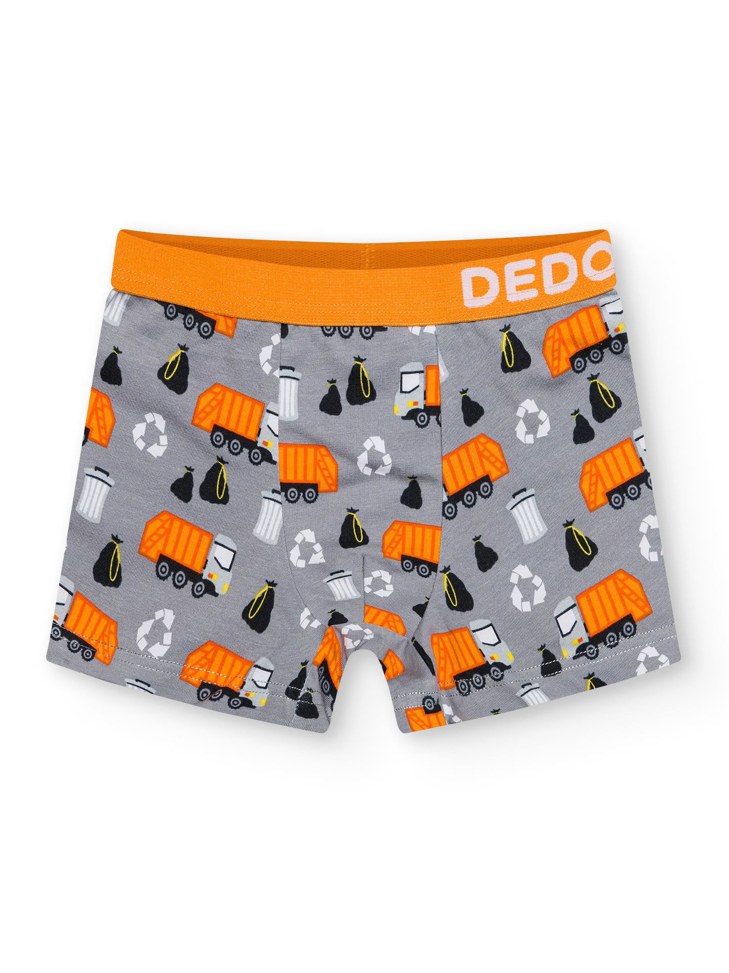 Lustige Boxershorts für Jungen Müllwagen
