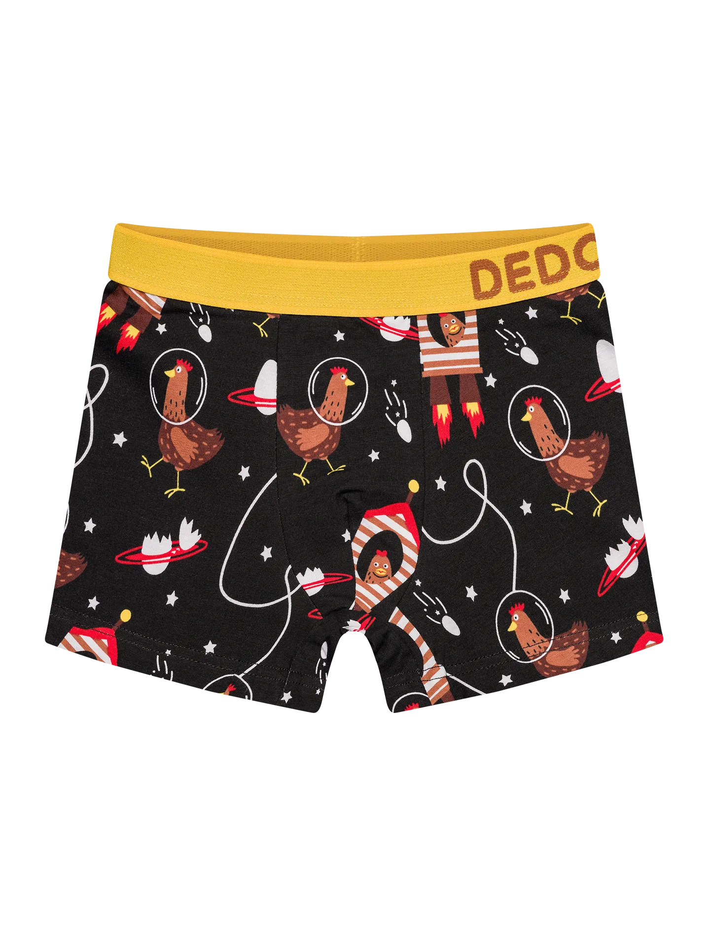 Lustige Boxershorts für Jungen Hühner-Astronaut