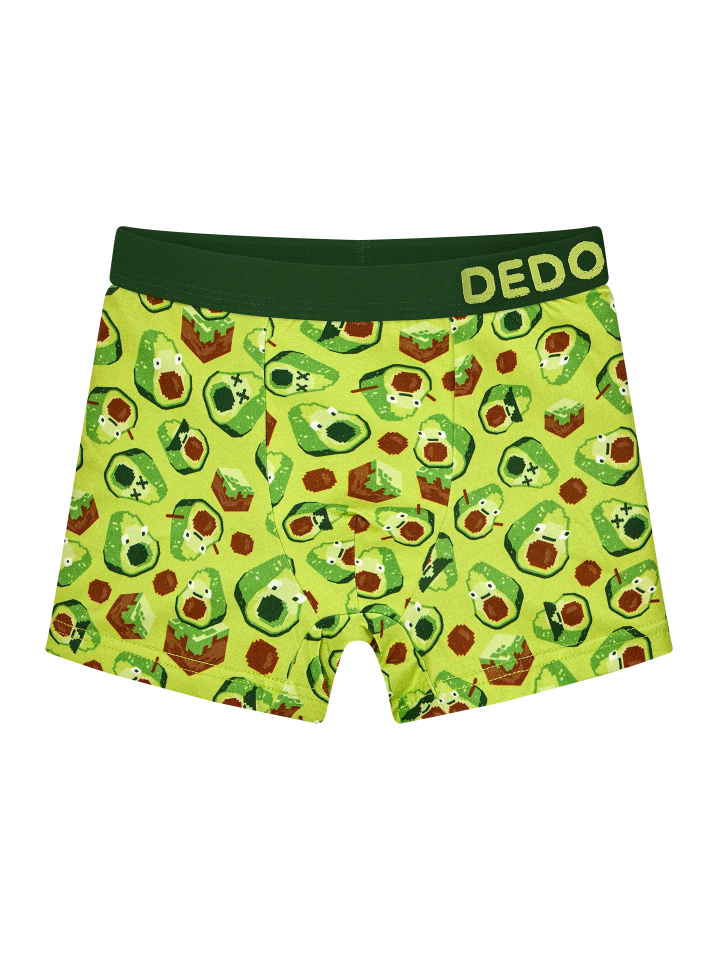 Lustige Boxershorts für Jungen Pixel-Avocado