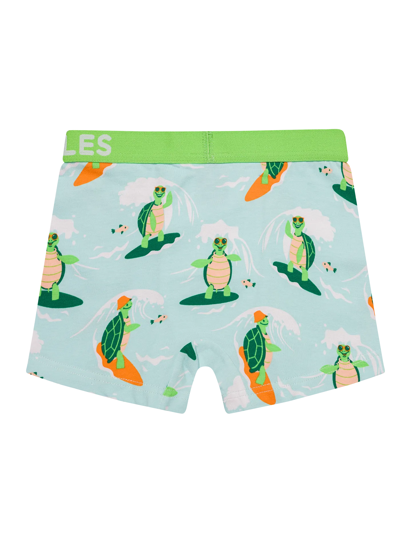 Lustige Boxershorts für Jungen Die surfende Schildkröte - Image 2