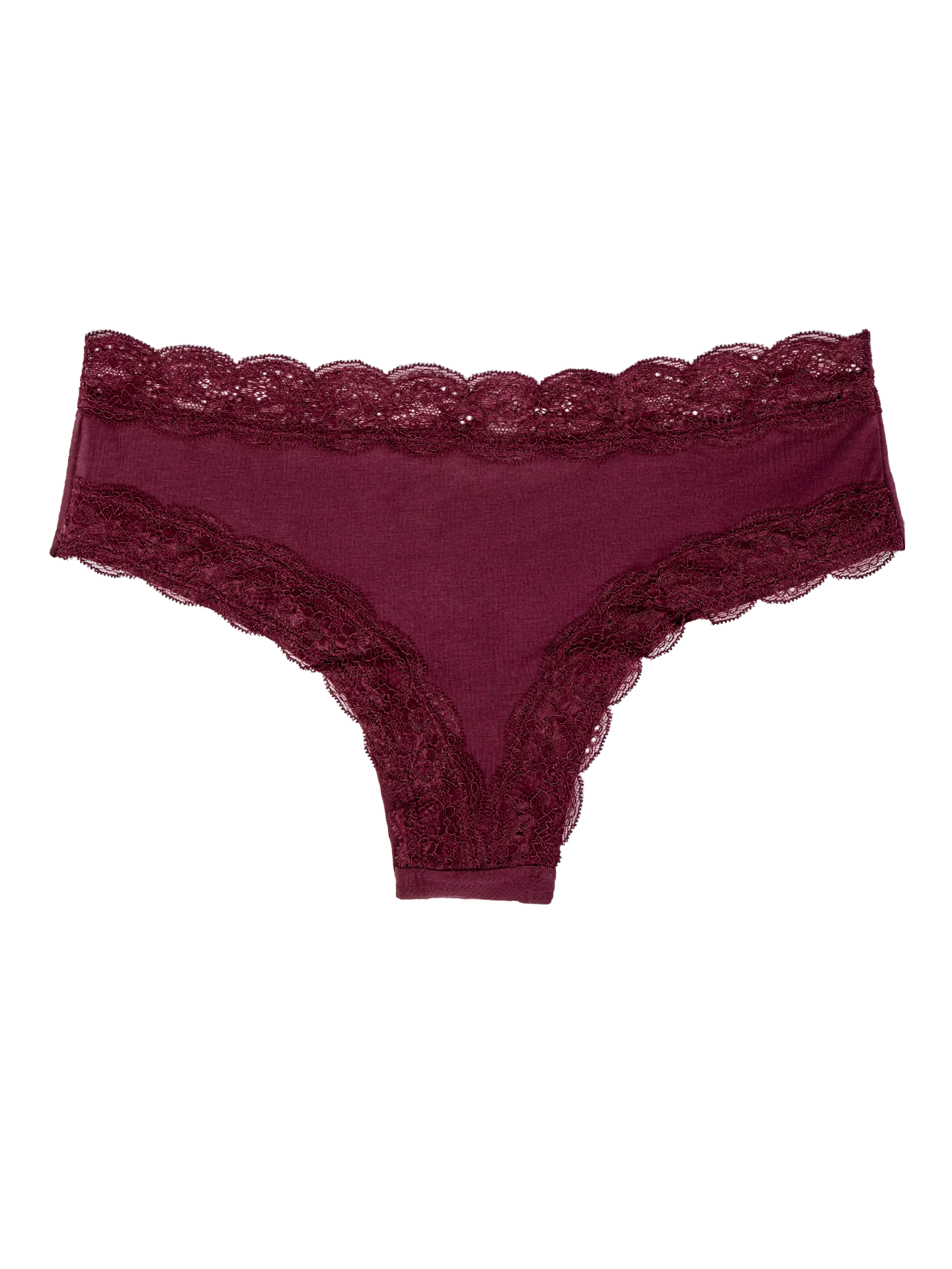 Burgunderrote Spitzenhöschen für Frauen - Image 2