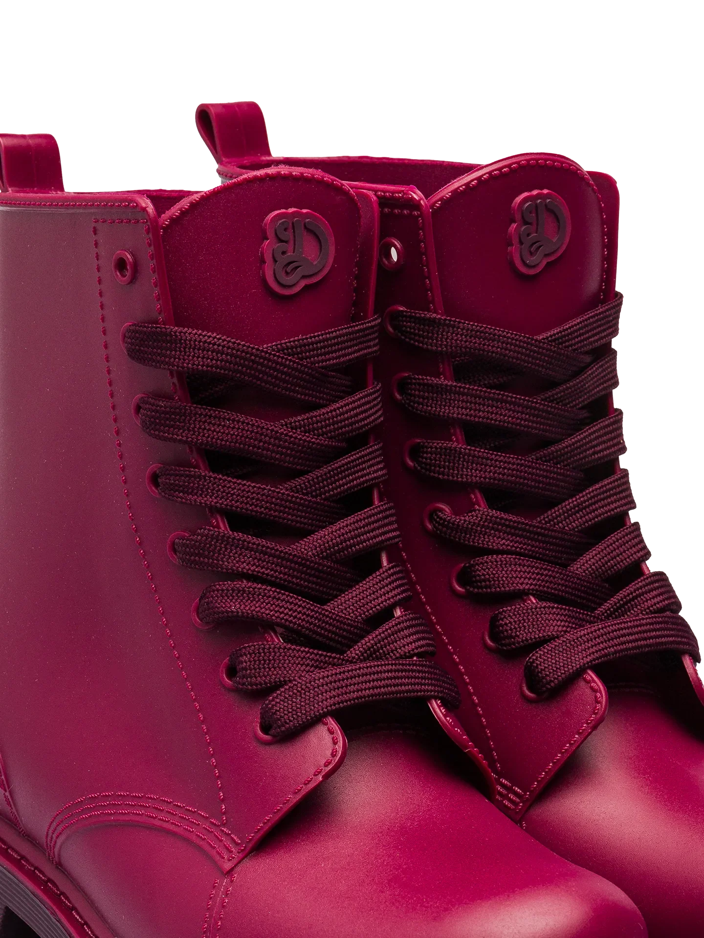 Burgunderrote Regenstiefel für Frauen - Image 4