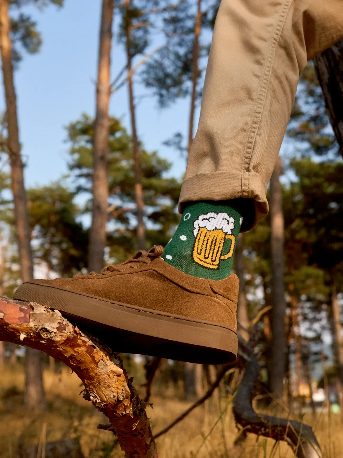 Lustige Crewsocken Bier und Seifenblasen - Image 4