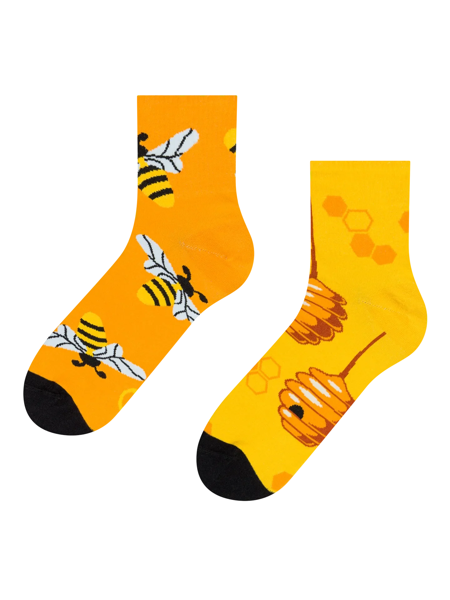 Lustige Crewsocken Fleißige Bienen