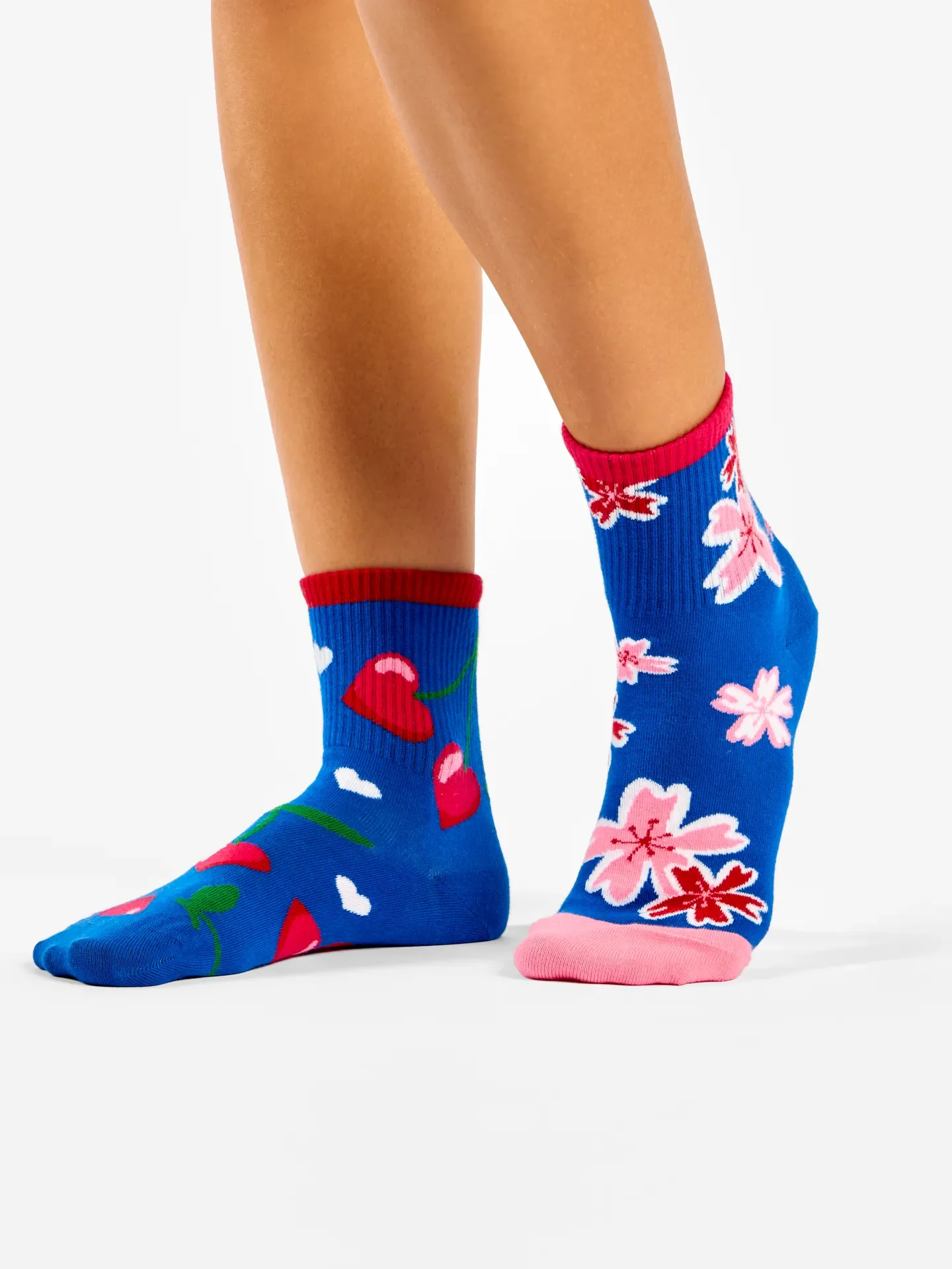 Lustige Crewsocken Kirschenliebe - Image 2