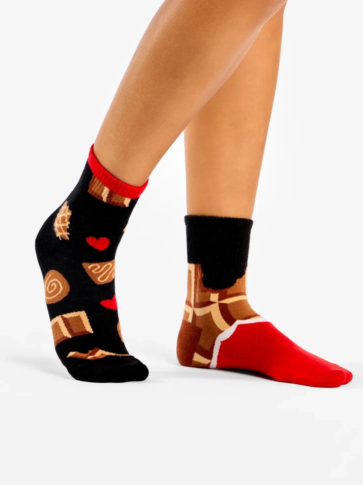 Lustige Crewsocken Schokoladenliebe - Image 3