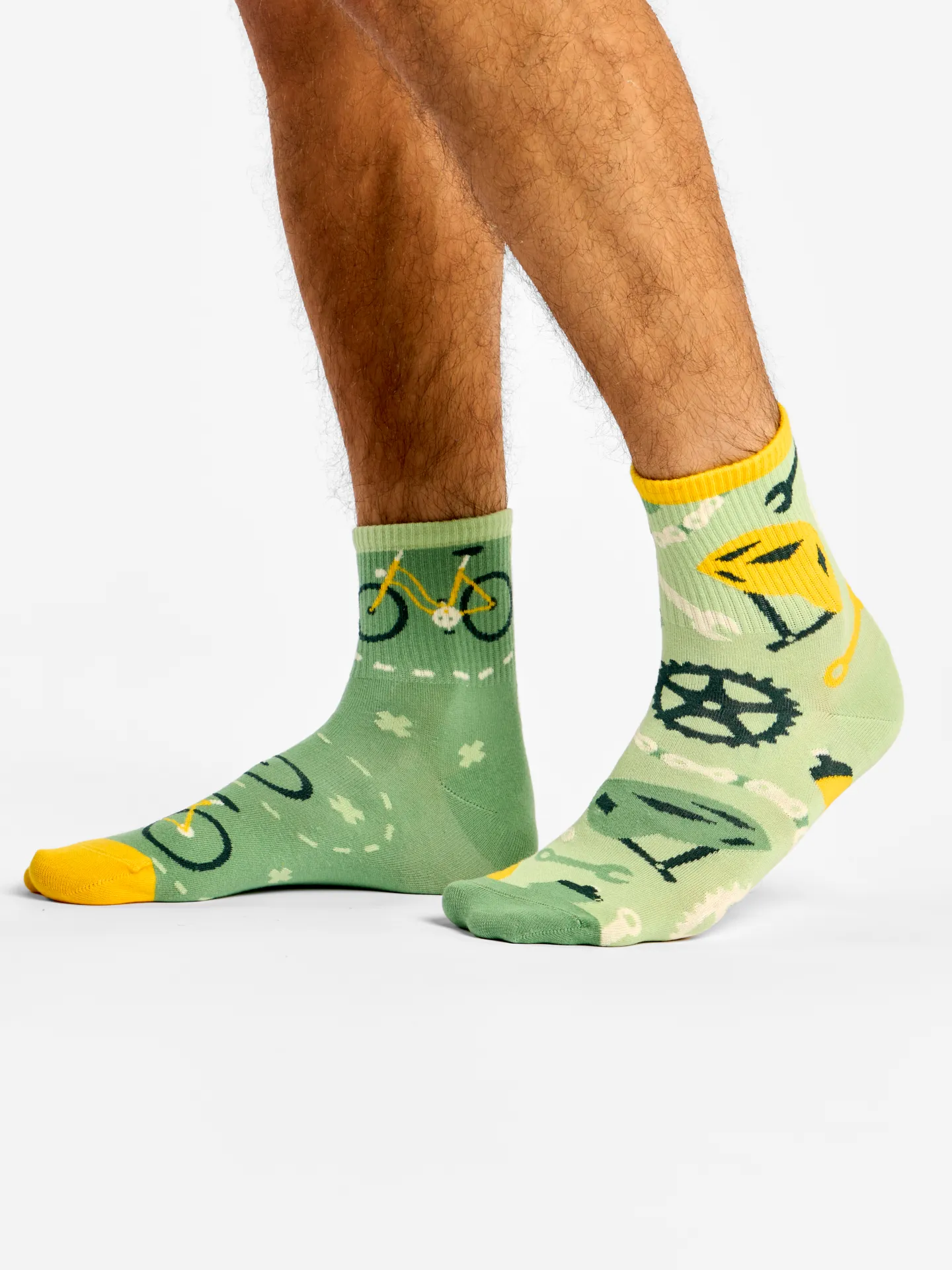 Lustige Crewsocken Radfahren - Image 2