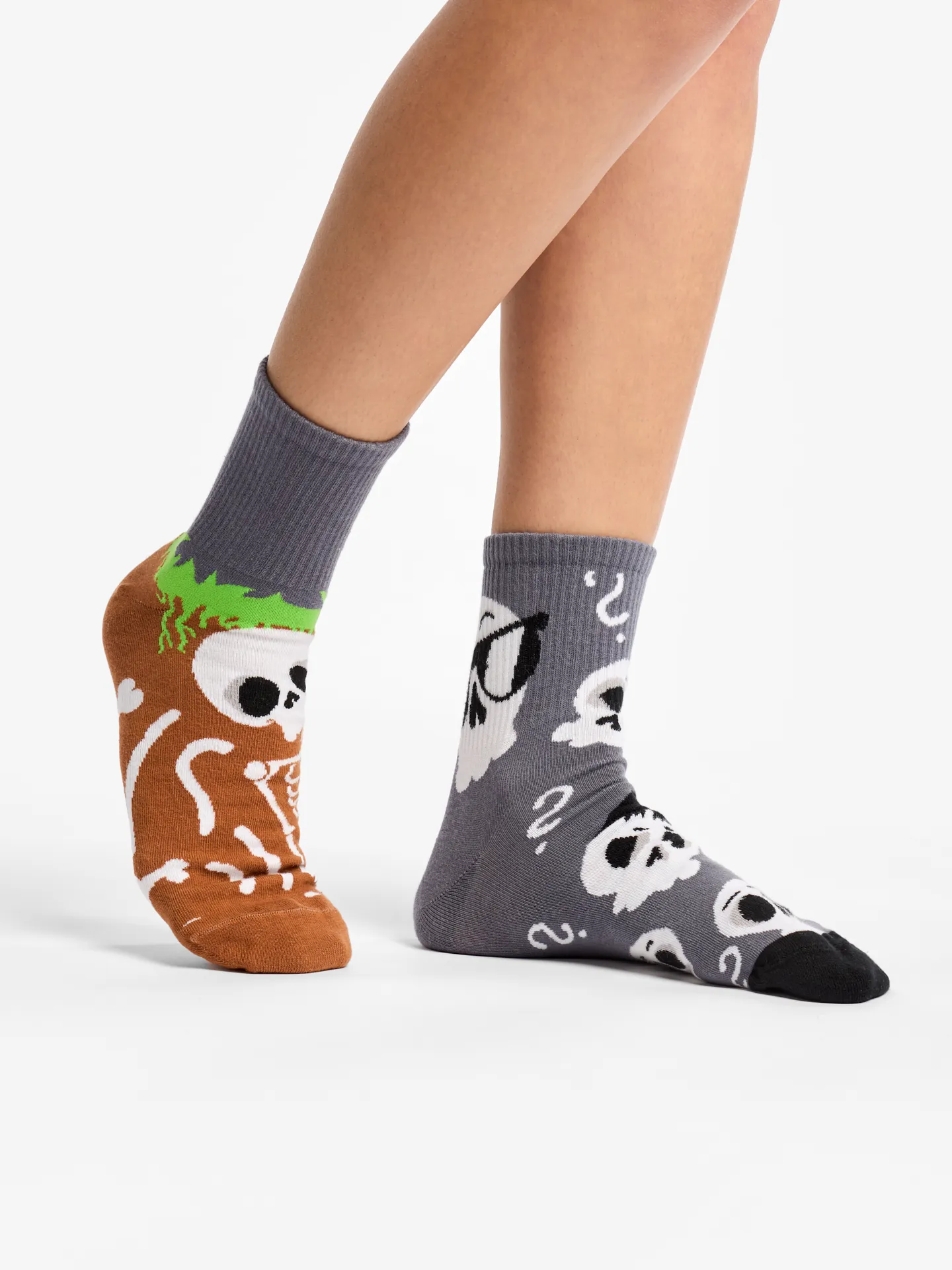 Lustige Crewsocken Lustige Skelette - Image 3