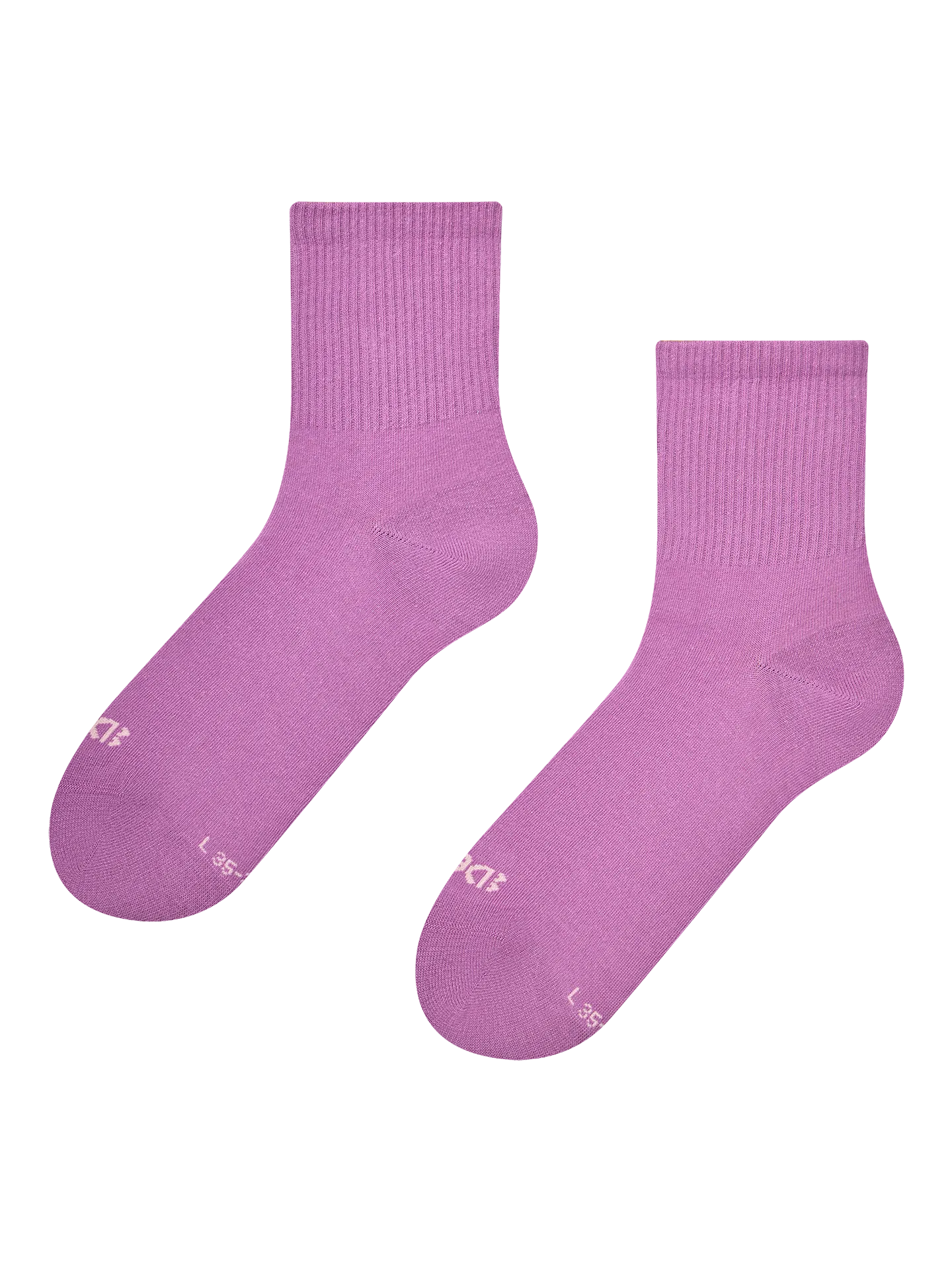 Crewsocken Traubenviolett