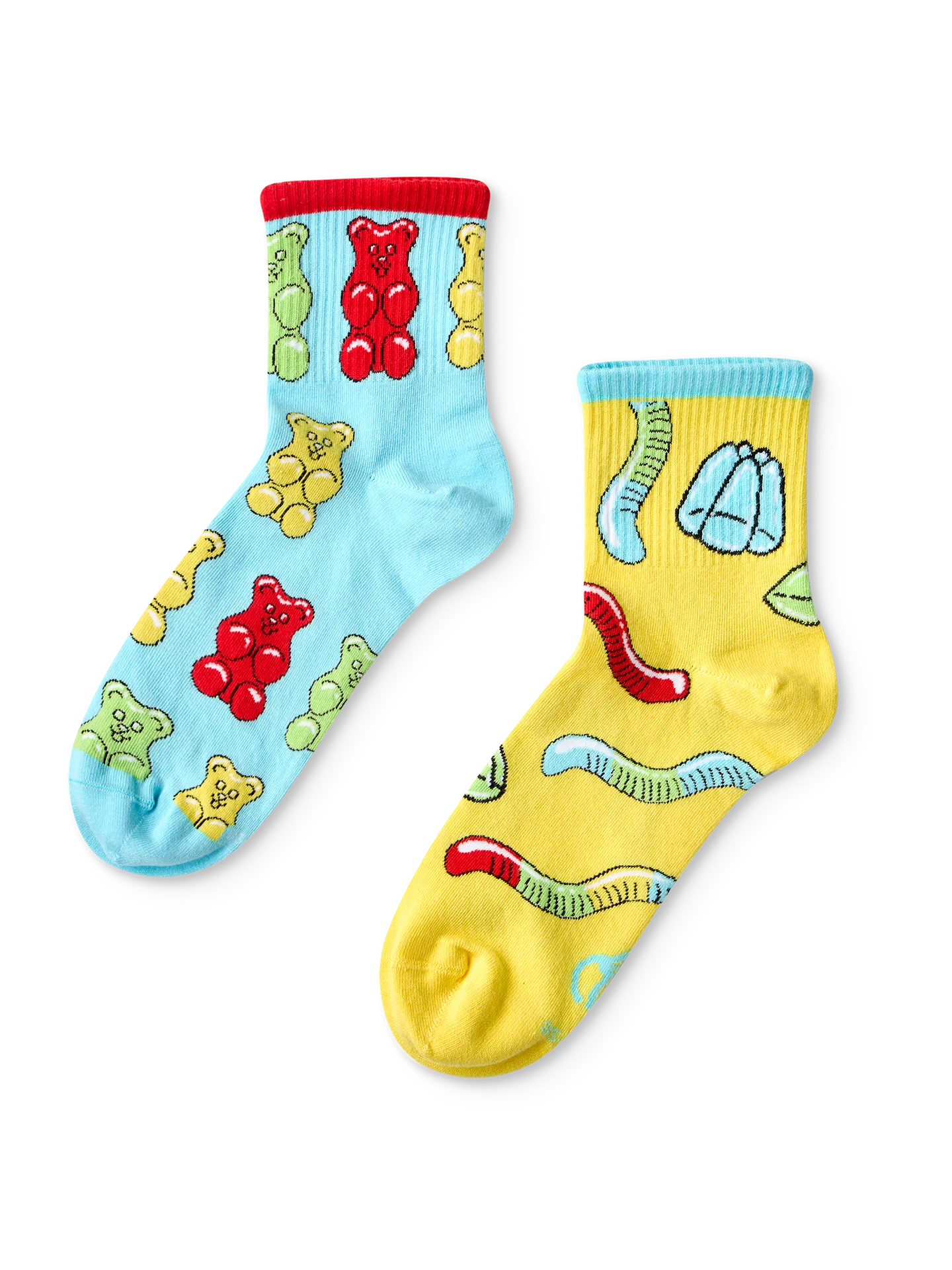 Lustige Crewsocken Gummibären