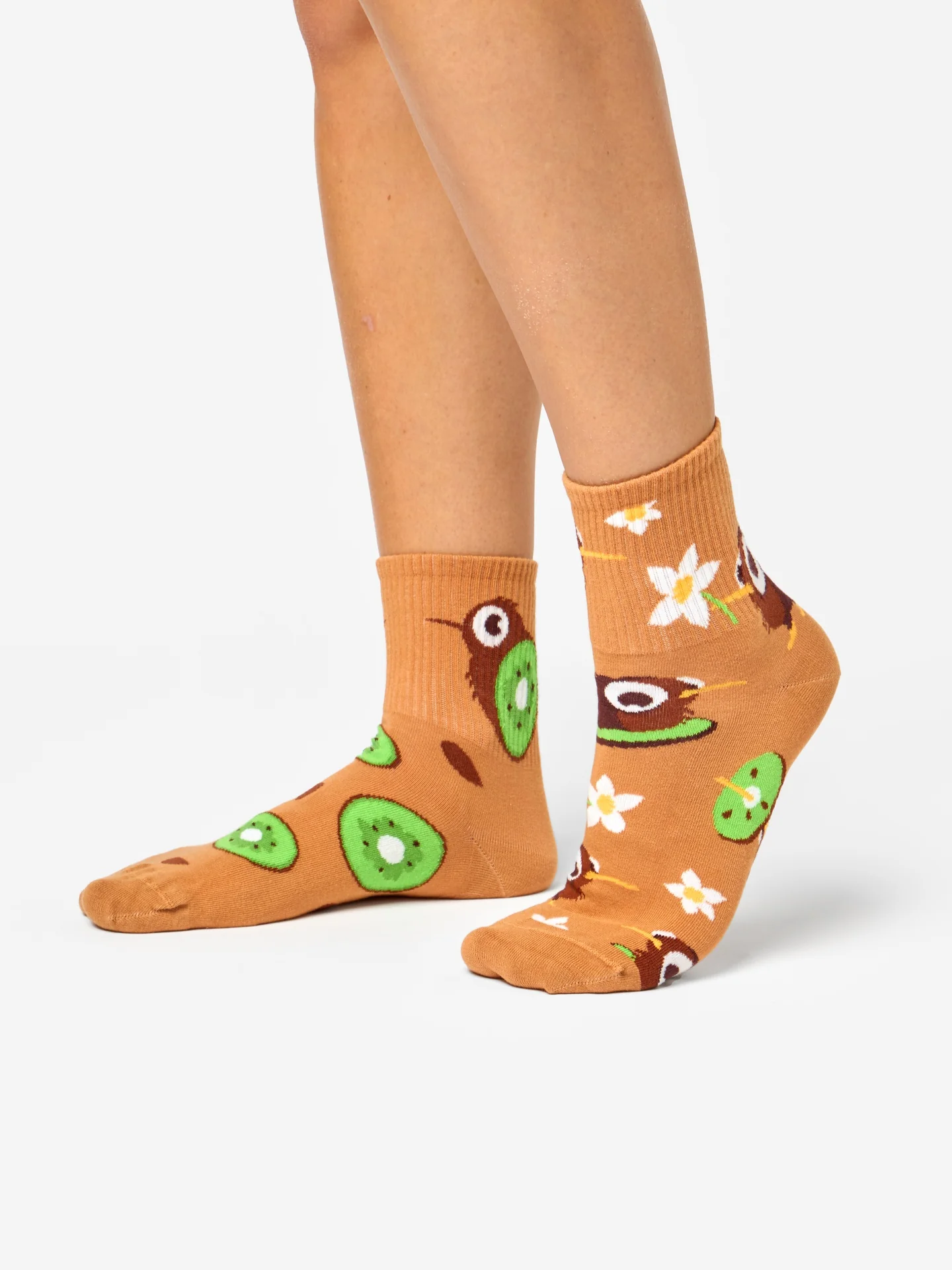 Lustige Crewsocken Kiwi der Vogel - Image 3