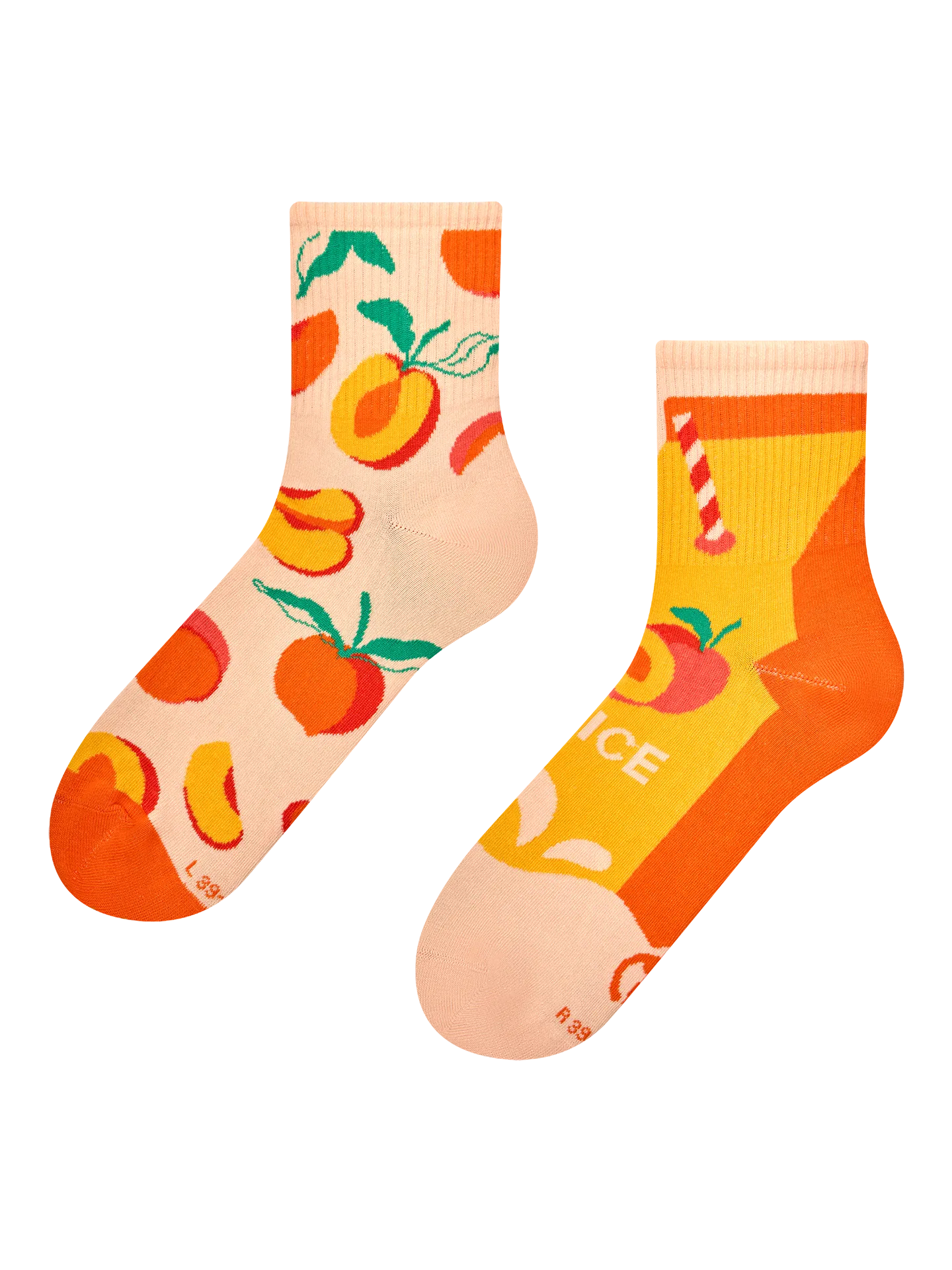 Crewsocken Pfirsichsaft