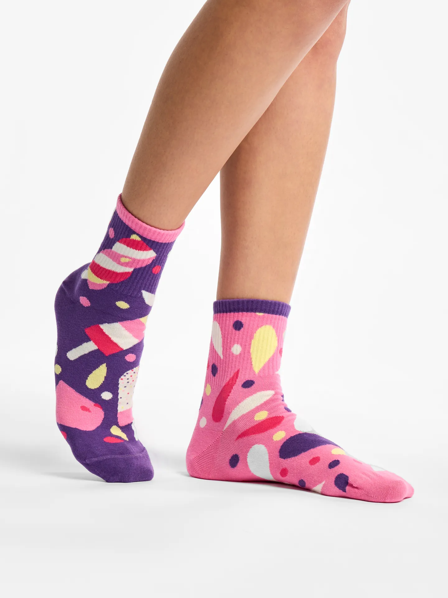 Lustige Crewsocken Eis am Stiel - Image 3