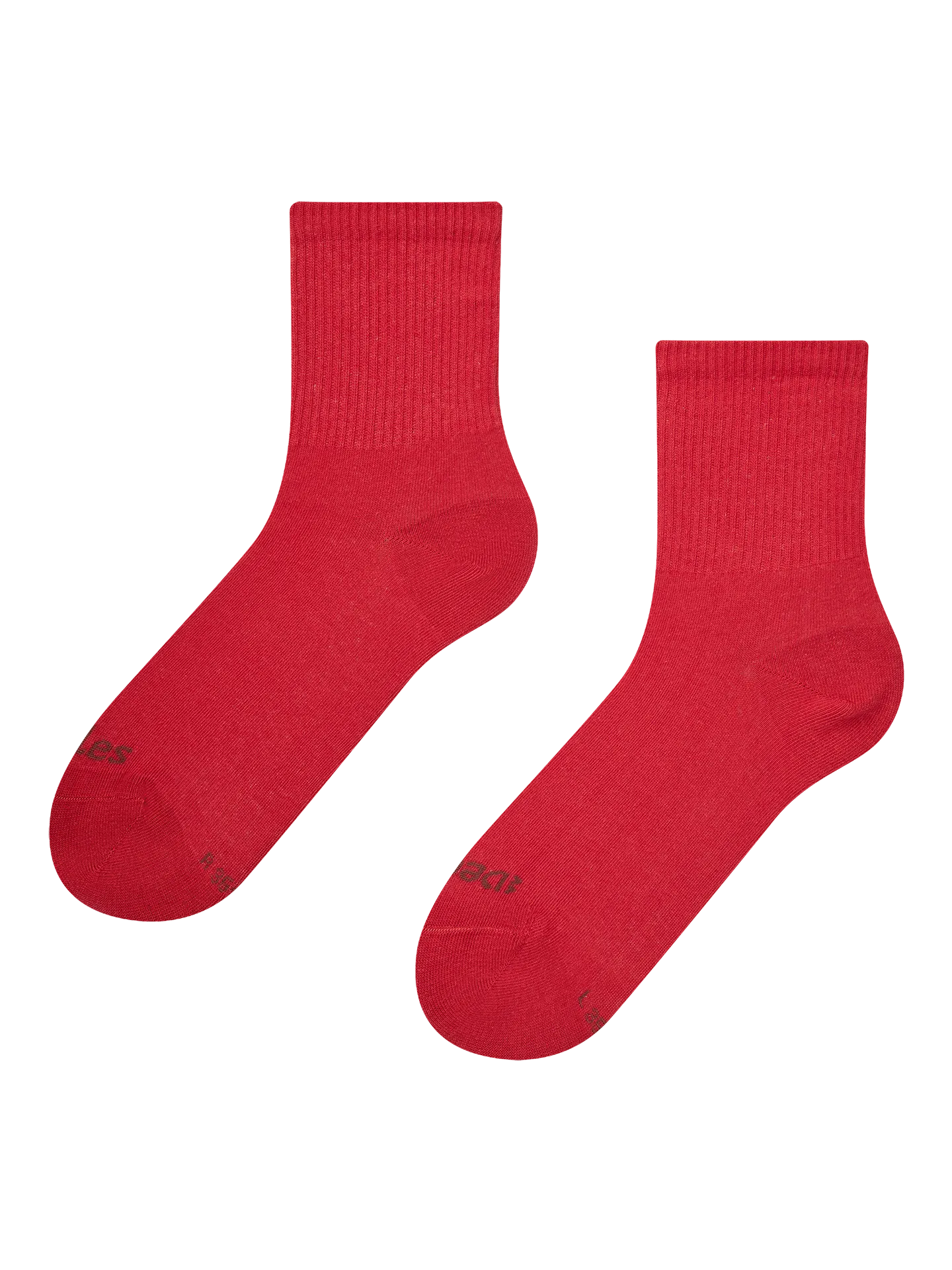 Crewsocken Tomatenrot