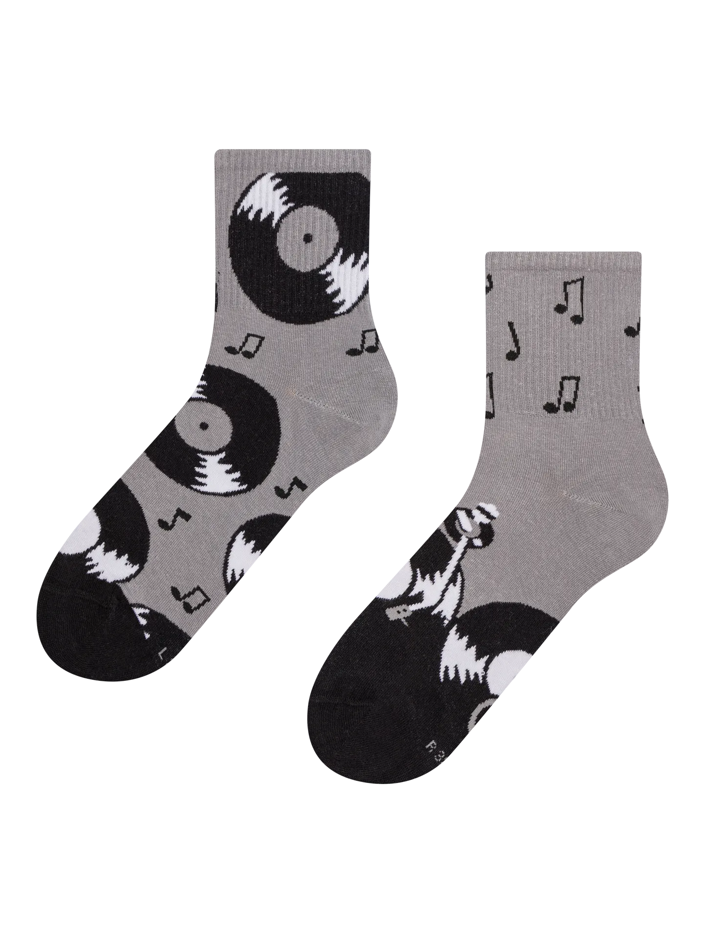 Lustige Crewsocken Langspielplatten